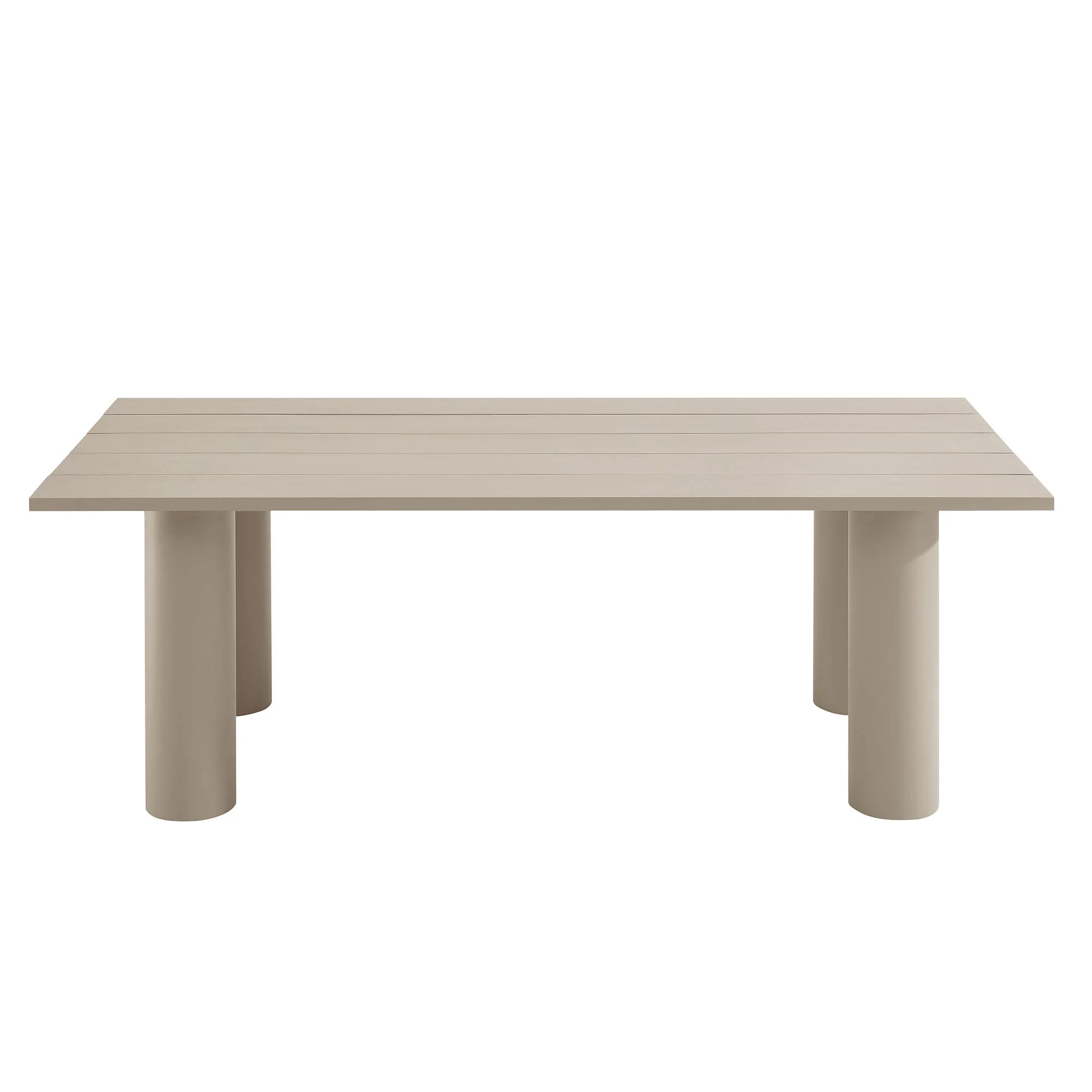 Nautica 7-Piece Rectangular Outdoor Patio Aluminum Dining Table and Chairs Set - Image 11