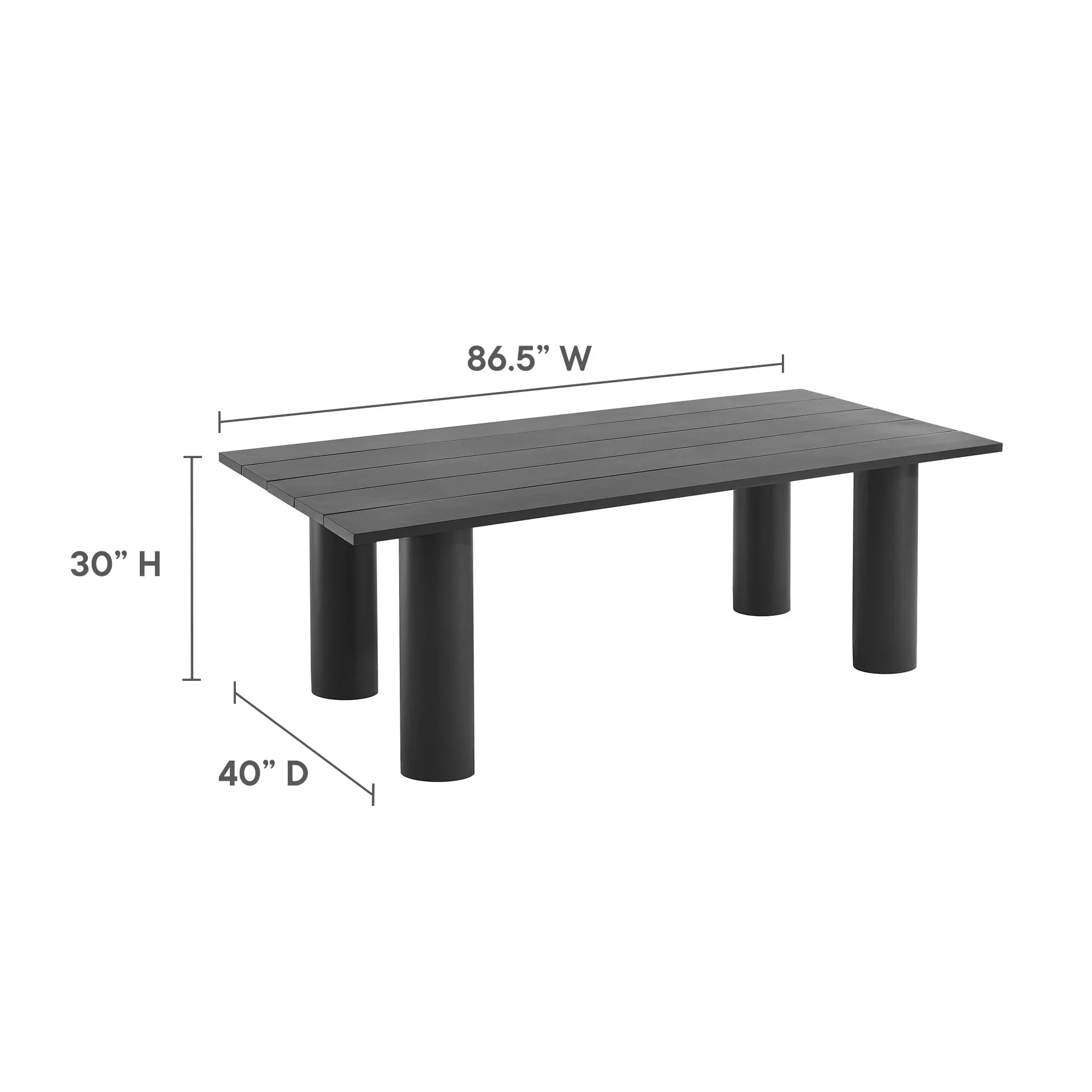 Nautica 7-Piece Rectangular Outdoor Patio Aluminum Dining Table and Chairs Set - Image 35