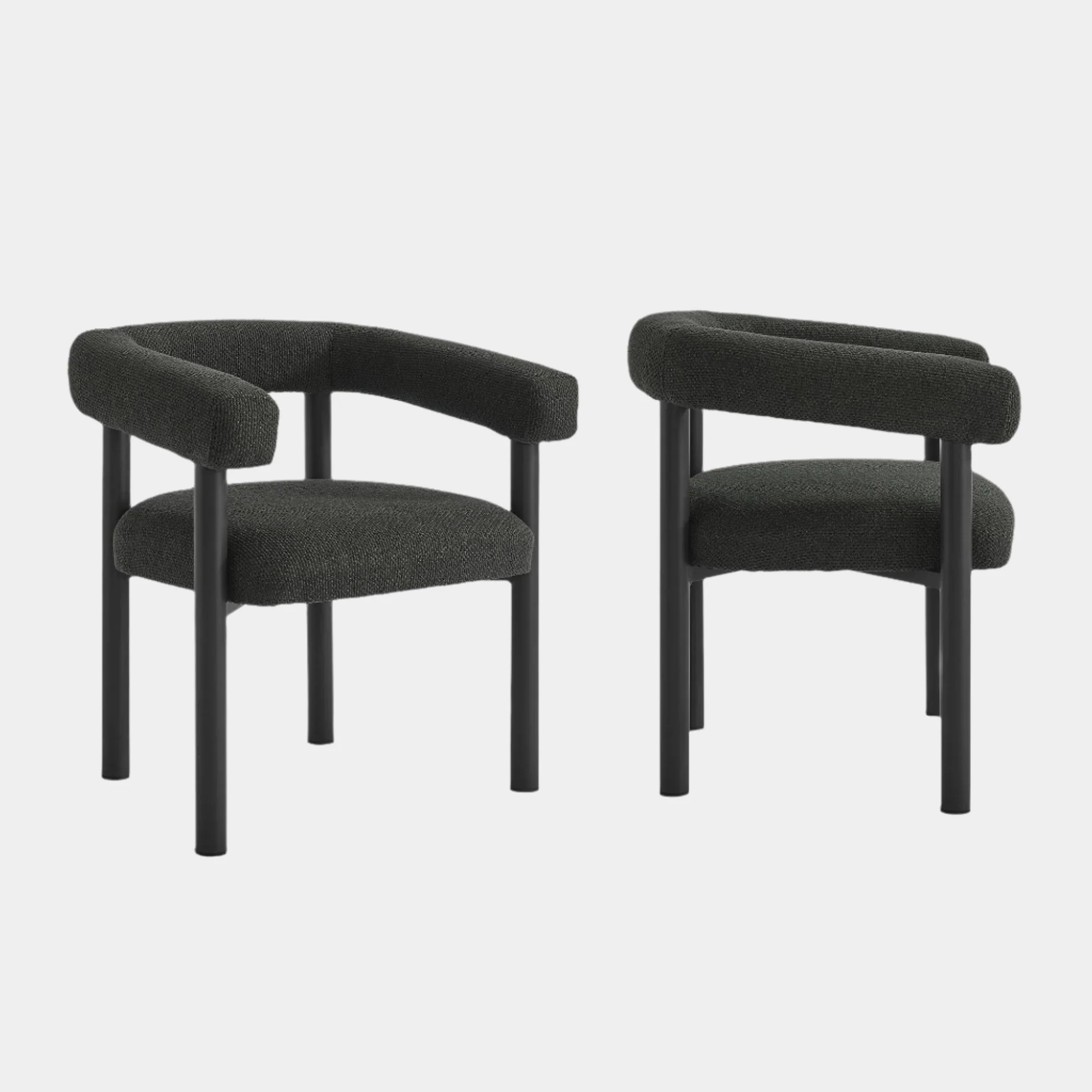 Nautica Outdoor Patio Aluminum Dining Armchairs Set of 2 - Image 12