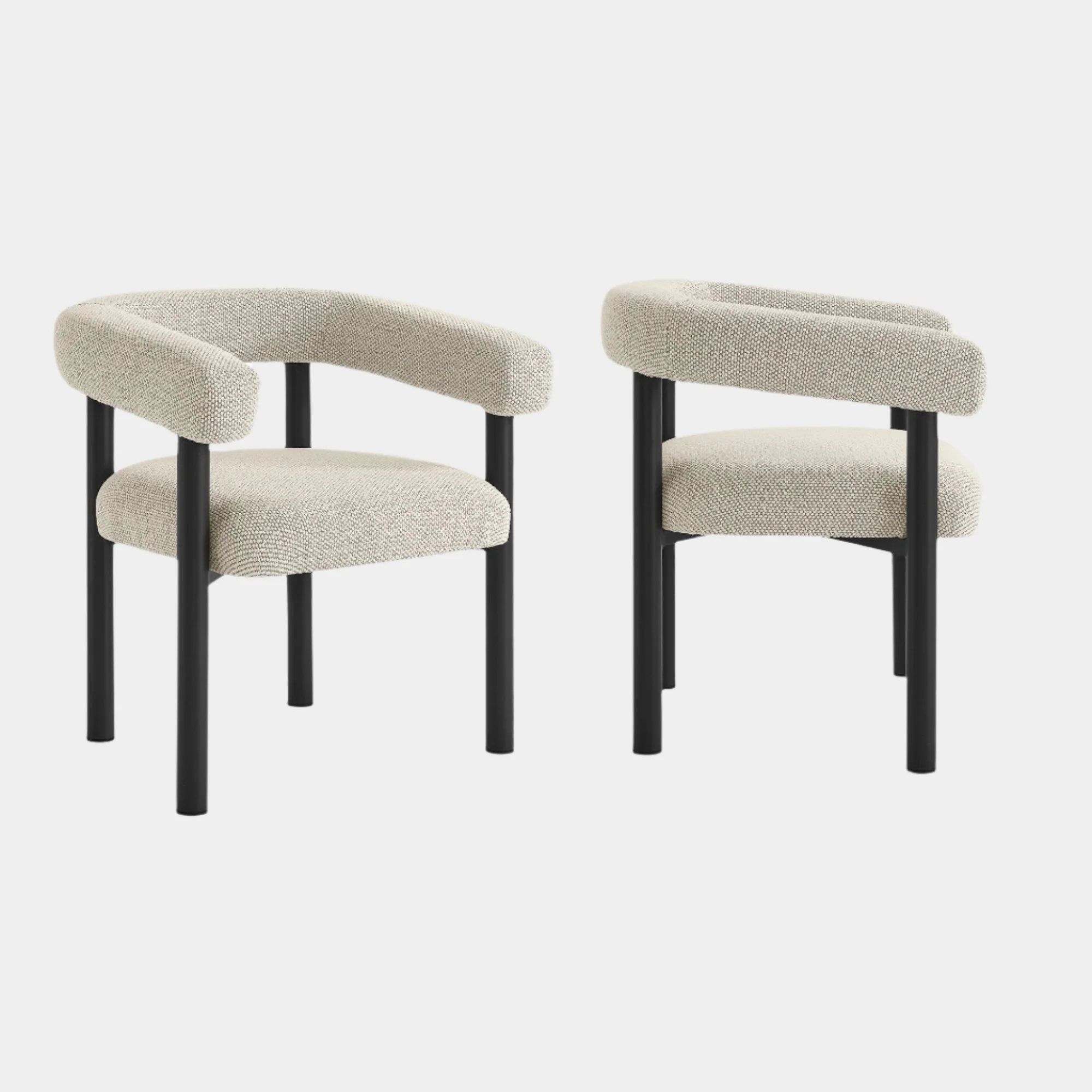 Nautica Outdoor Patio Aluminum Dining Armchairs Set of 2 - Image 23