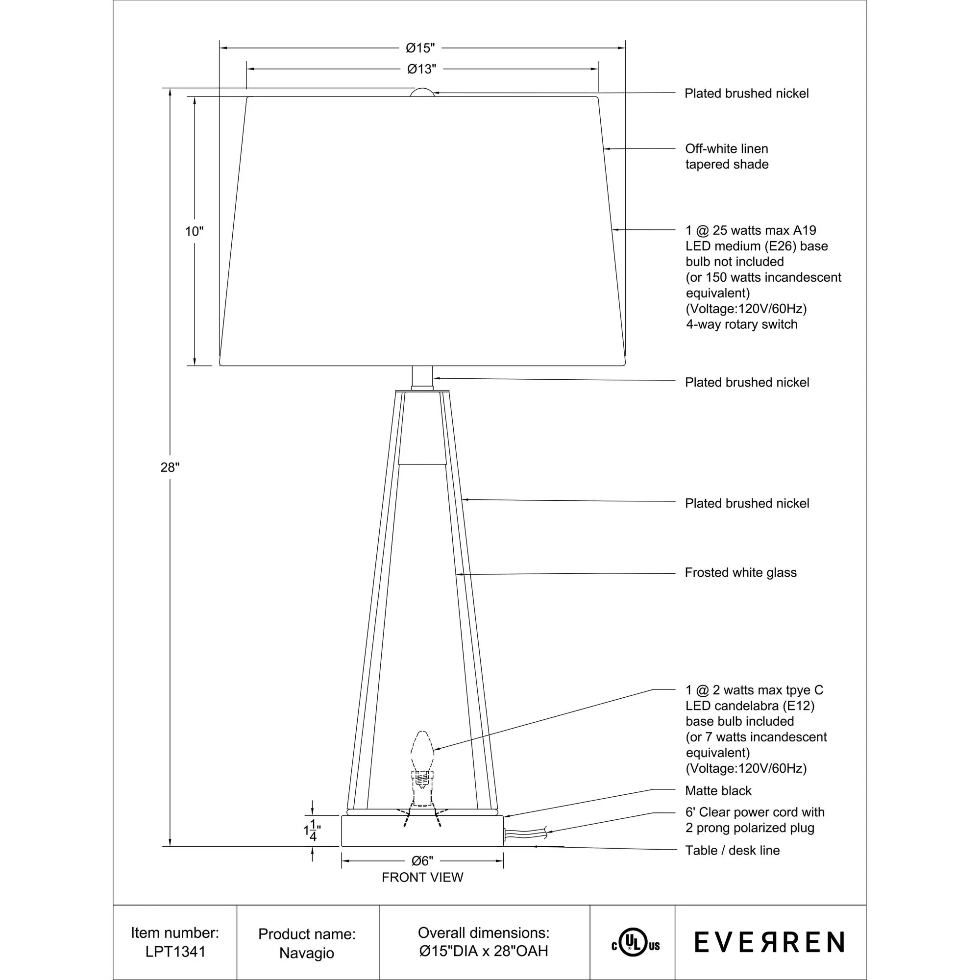 Navagio Table Lamp - Image 8