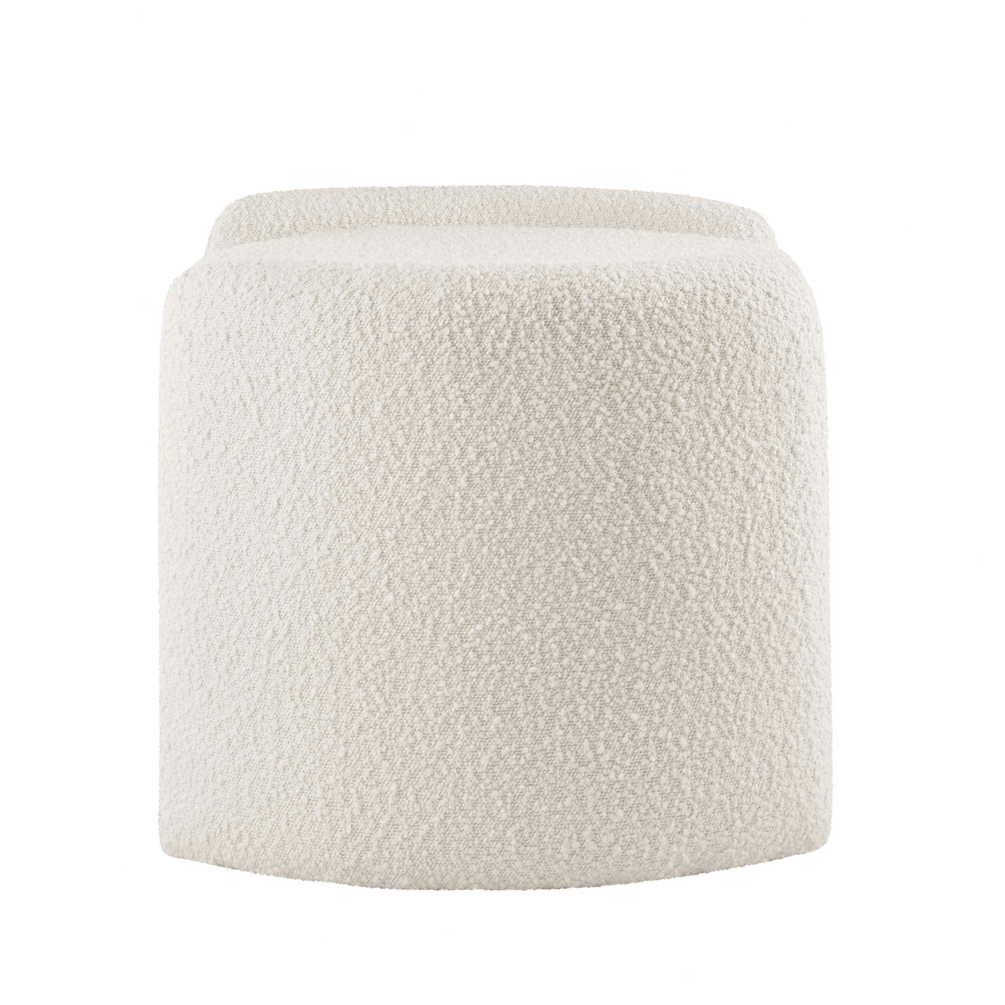Nebula Boucle Upholstered Ottoman - Image 15