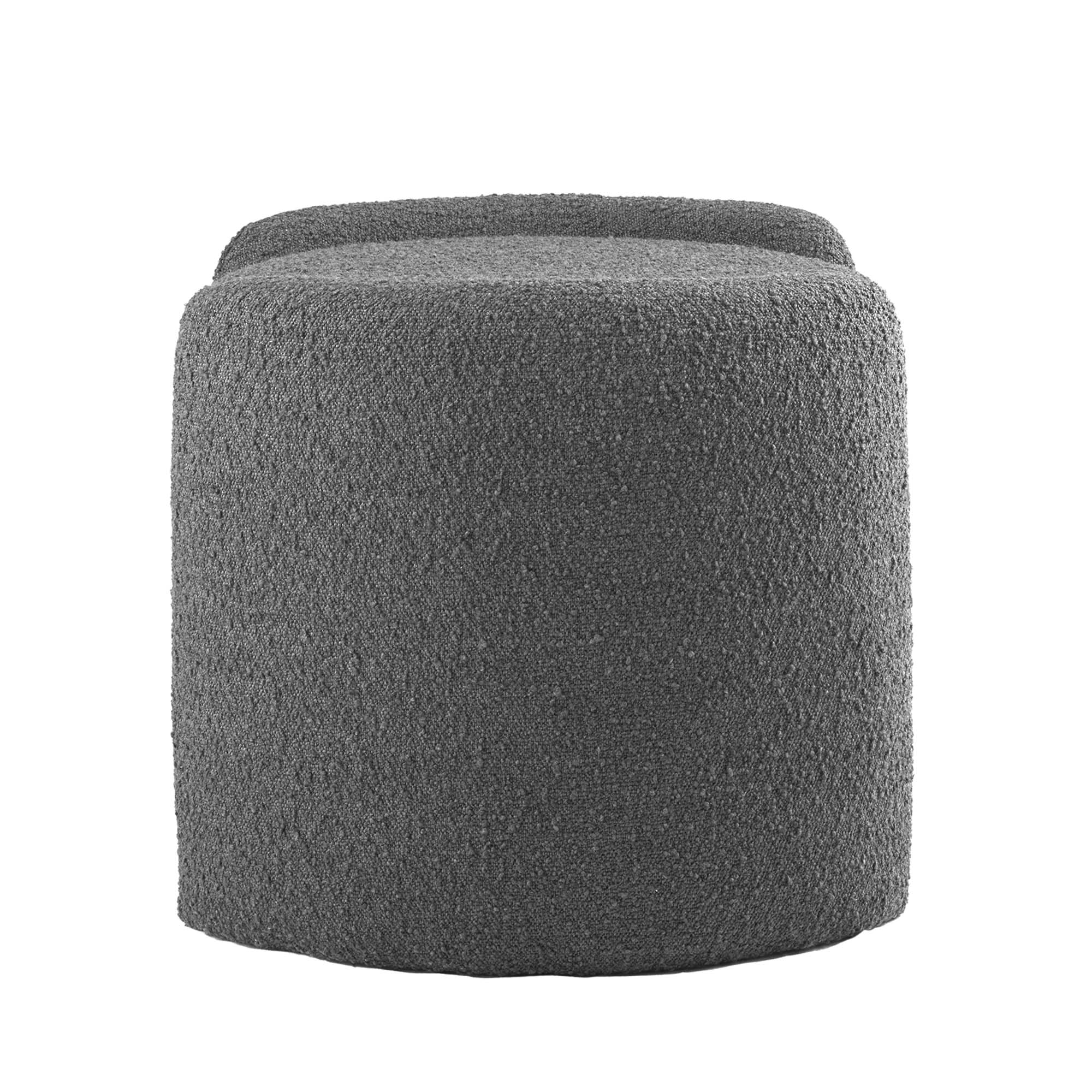 Nebula Boucle Upholstered Ottoman - Image 5