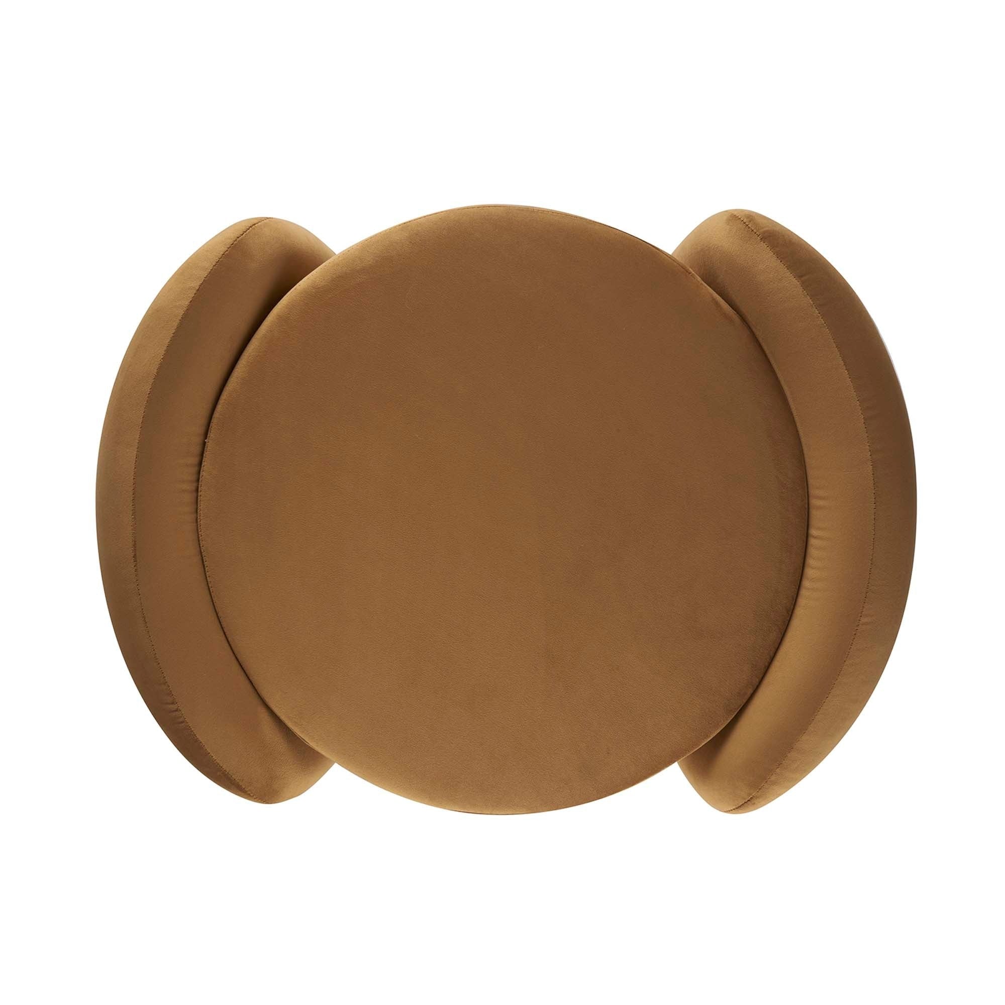 Nebula Upholstered Performance Velvet Ottoman - Image 6