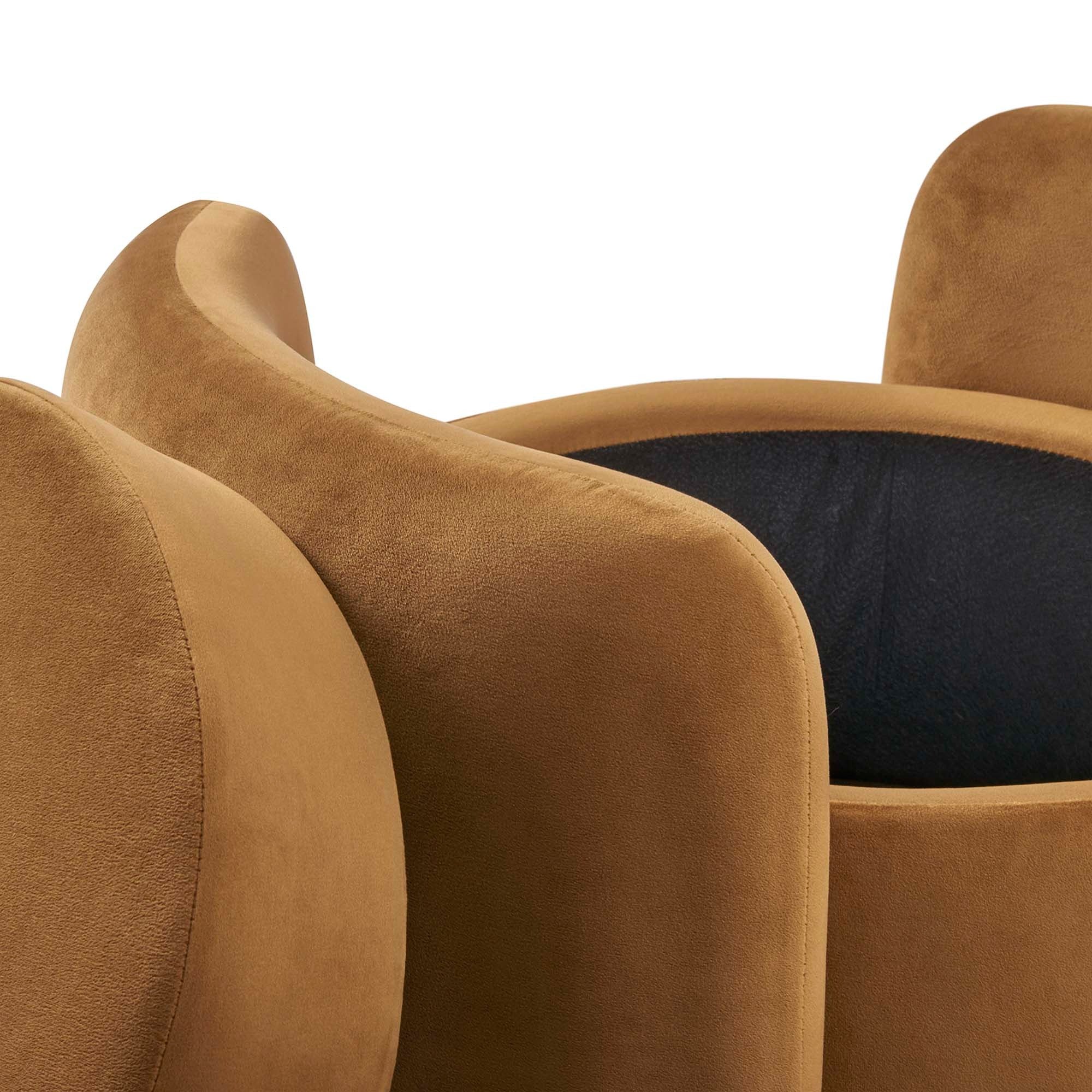 Nebula Upholstered Performance Velvet Ottoman - Image 8