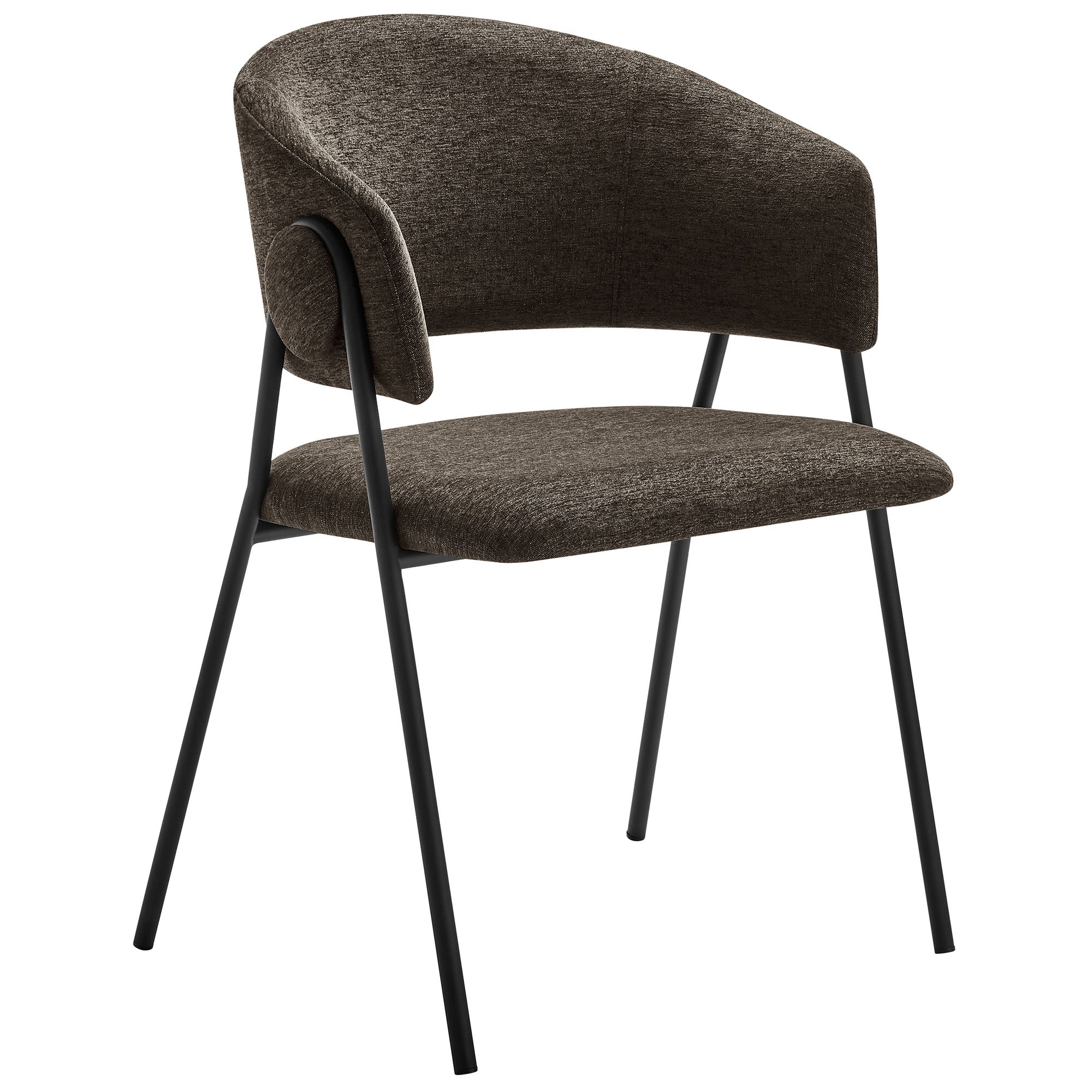 Nella Upholstered Heathered Chenille Dining Chairs Set of 2 - Image 15