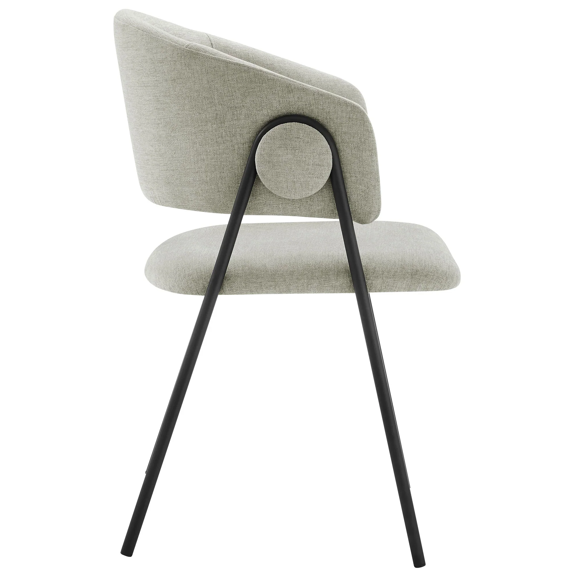 Nella Upholstered Heathered Chenille Dining Chairs Set of 2 - Image 36