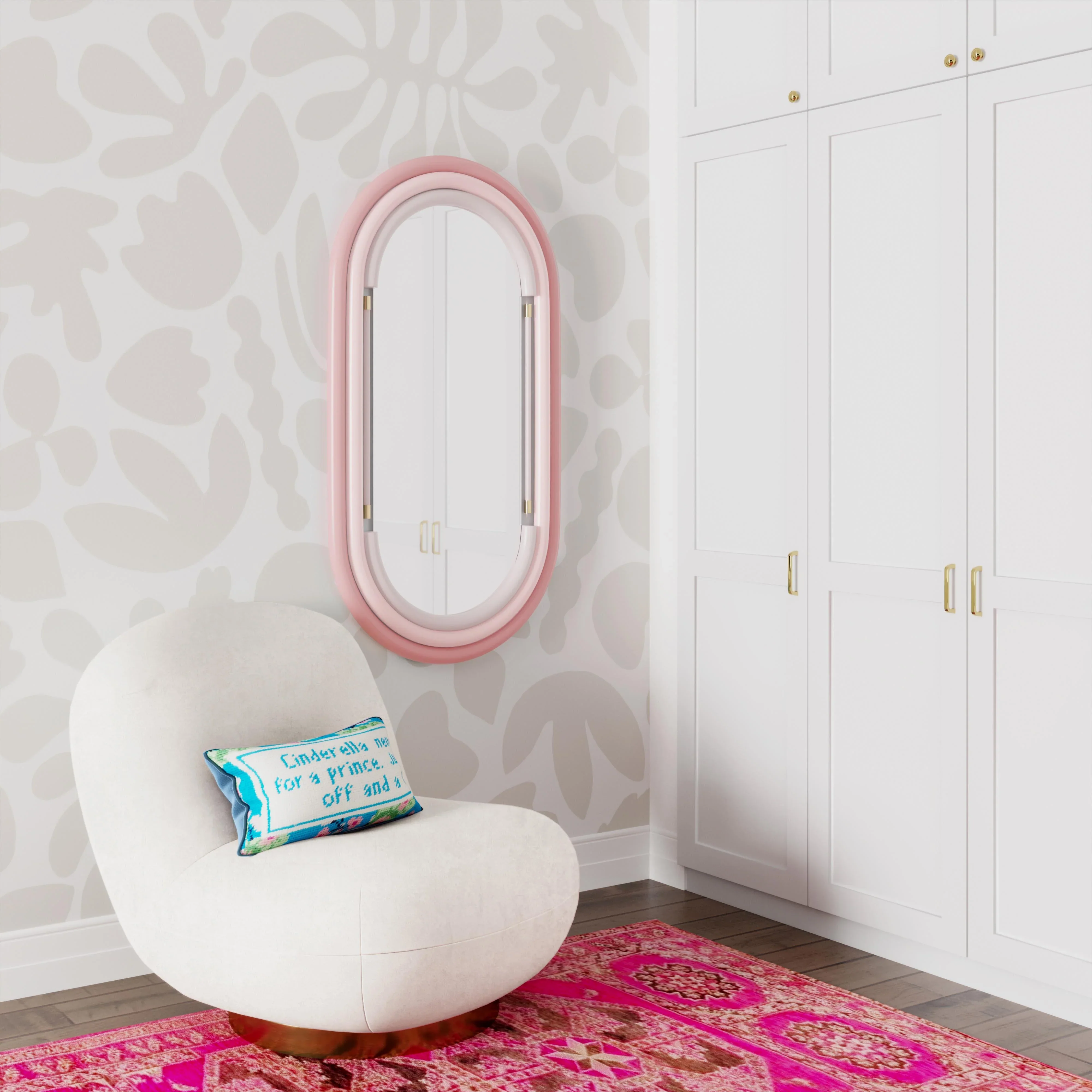 Neon Oval Wall Mirror (26"X50"-28"X58") - Image 15