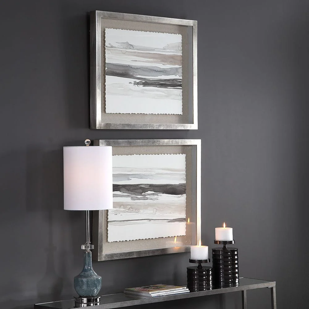 Neutral Landscape Framed Prints, S/2 - Image 3
