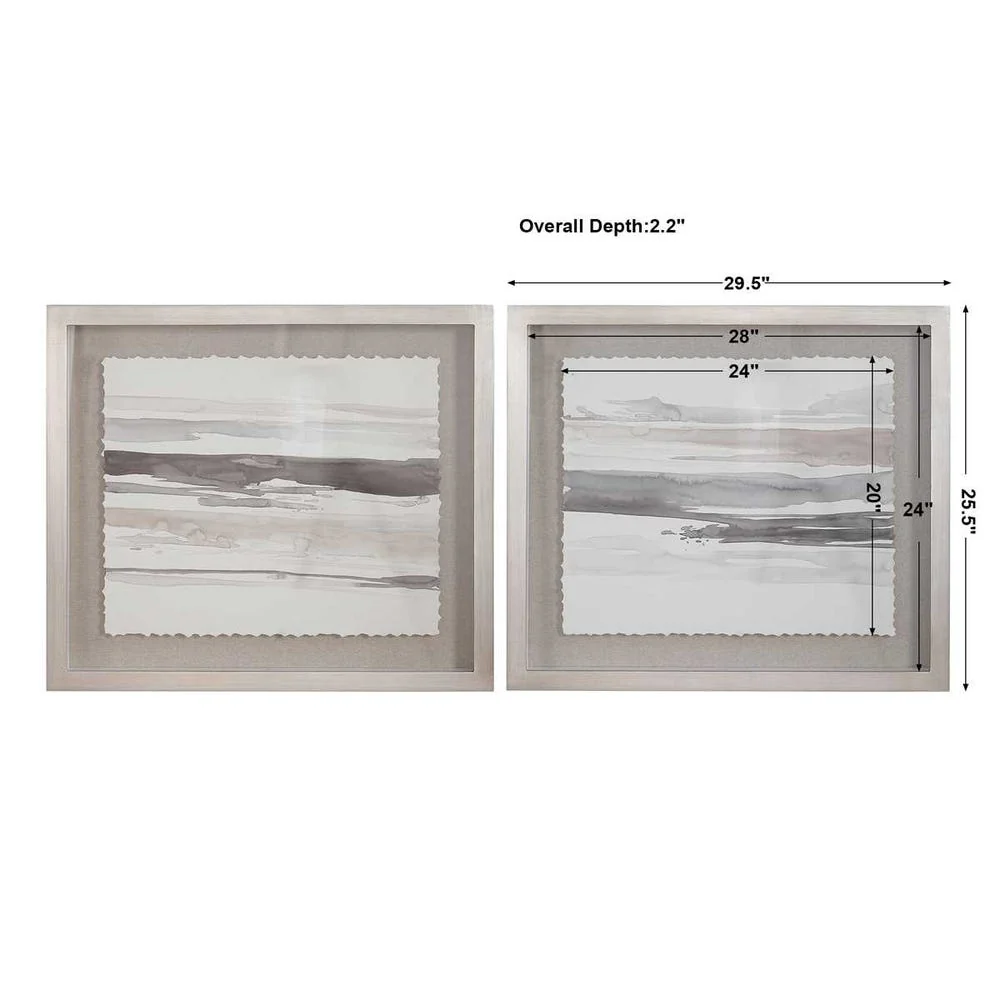 Neutral Landscape Framed Prints, S/2 - Image 6