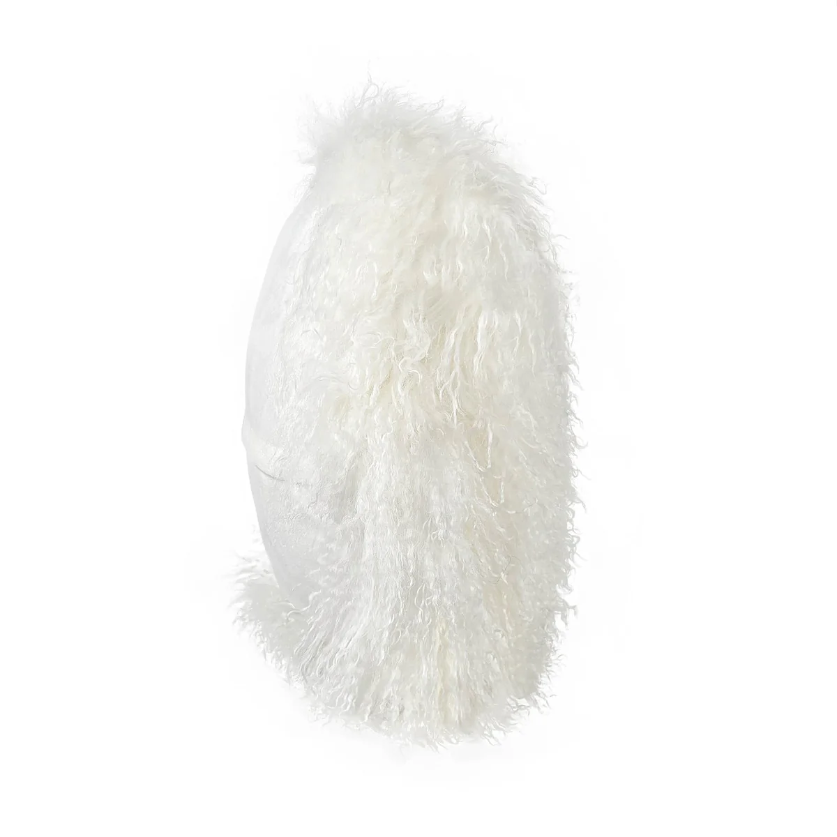 New Zealand  Sheepskin 16" Round Pillow - Image 4