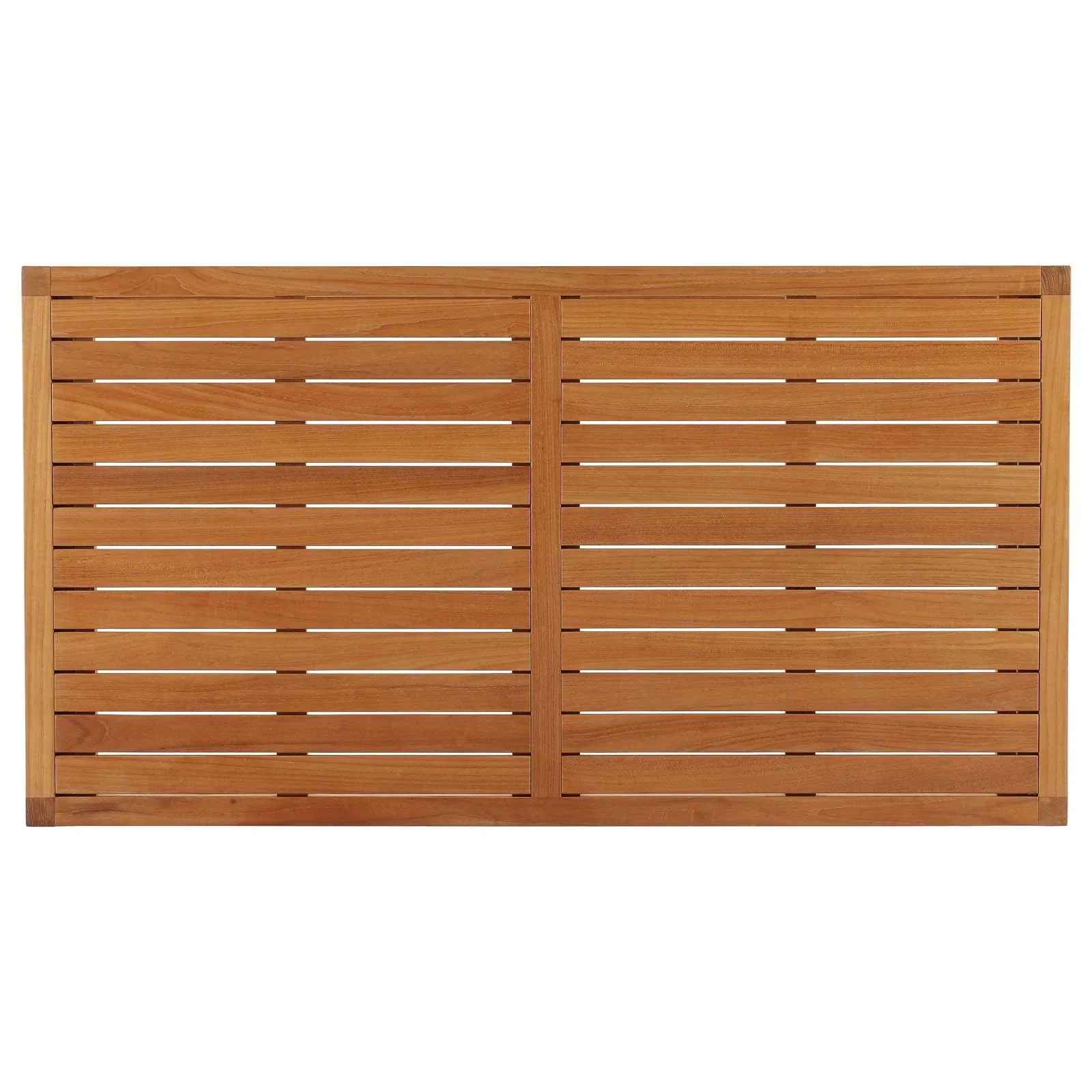Newbury Outdoor Patio Premium Grade A Teak Wood Coffee Table in Natural - Image 4