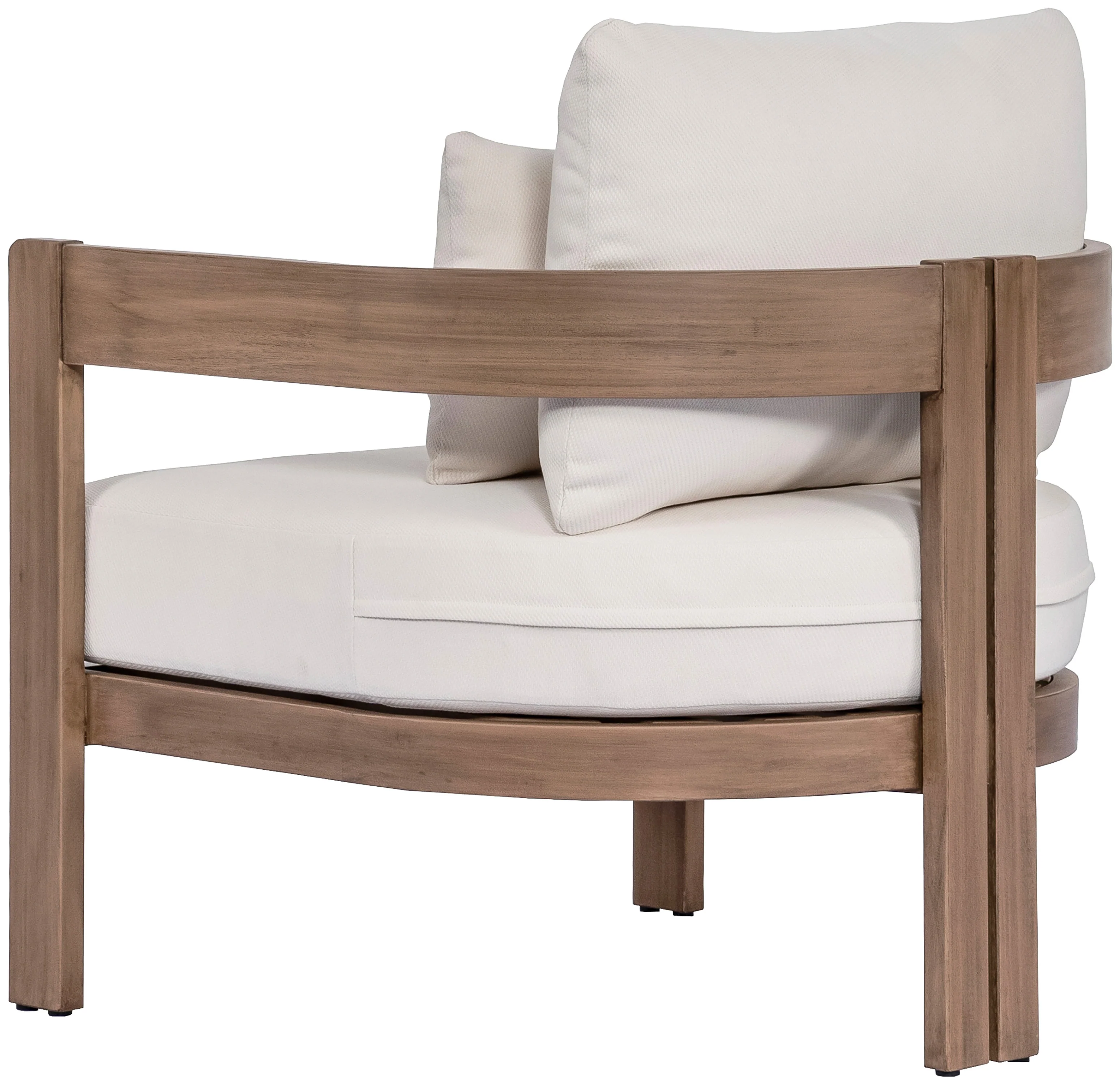 Newport Water Resistant Fabric Upholstered Outdoor Patio Chair - Image 15