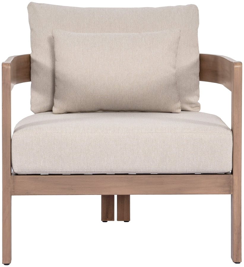 Newport Water Resistant Fabric Upholstered Outdoor Patio Chair - Image 21