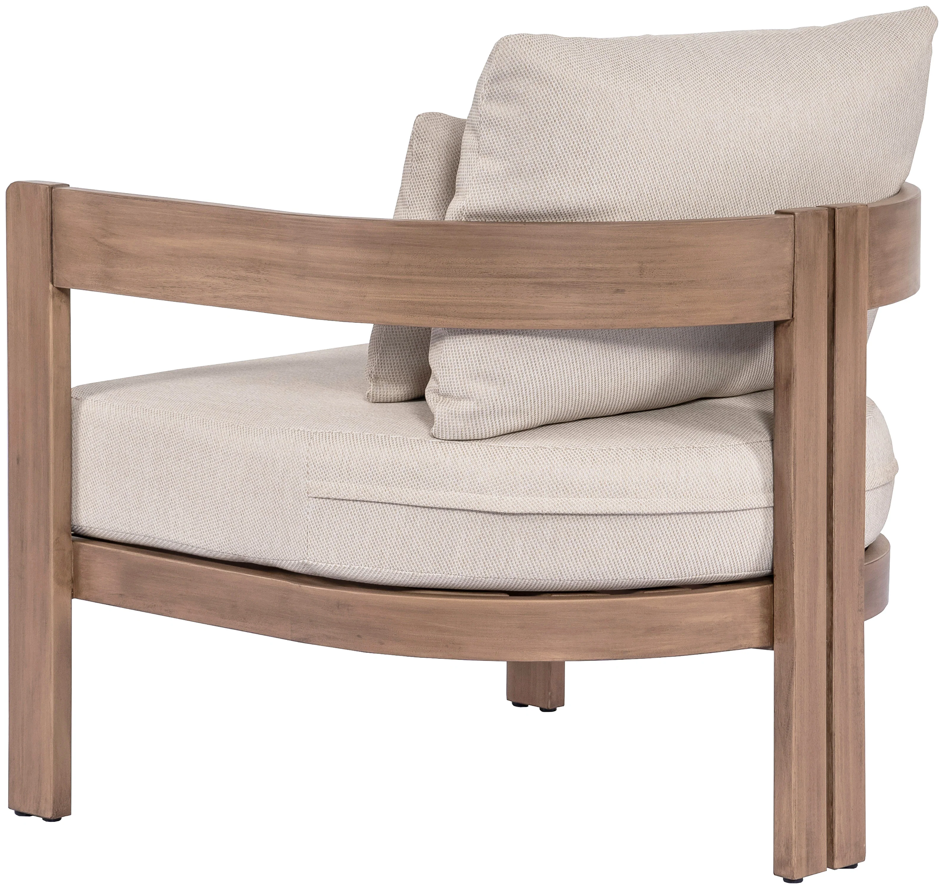 Newport Water Resistant Fabric Upholstered Outdoor Patio Chair - Image 24