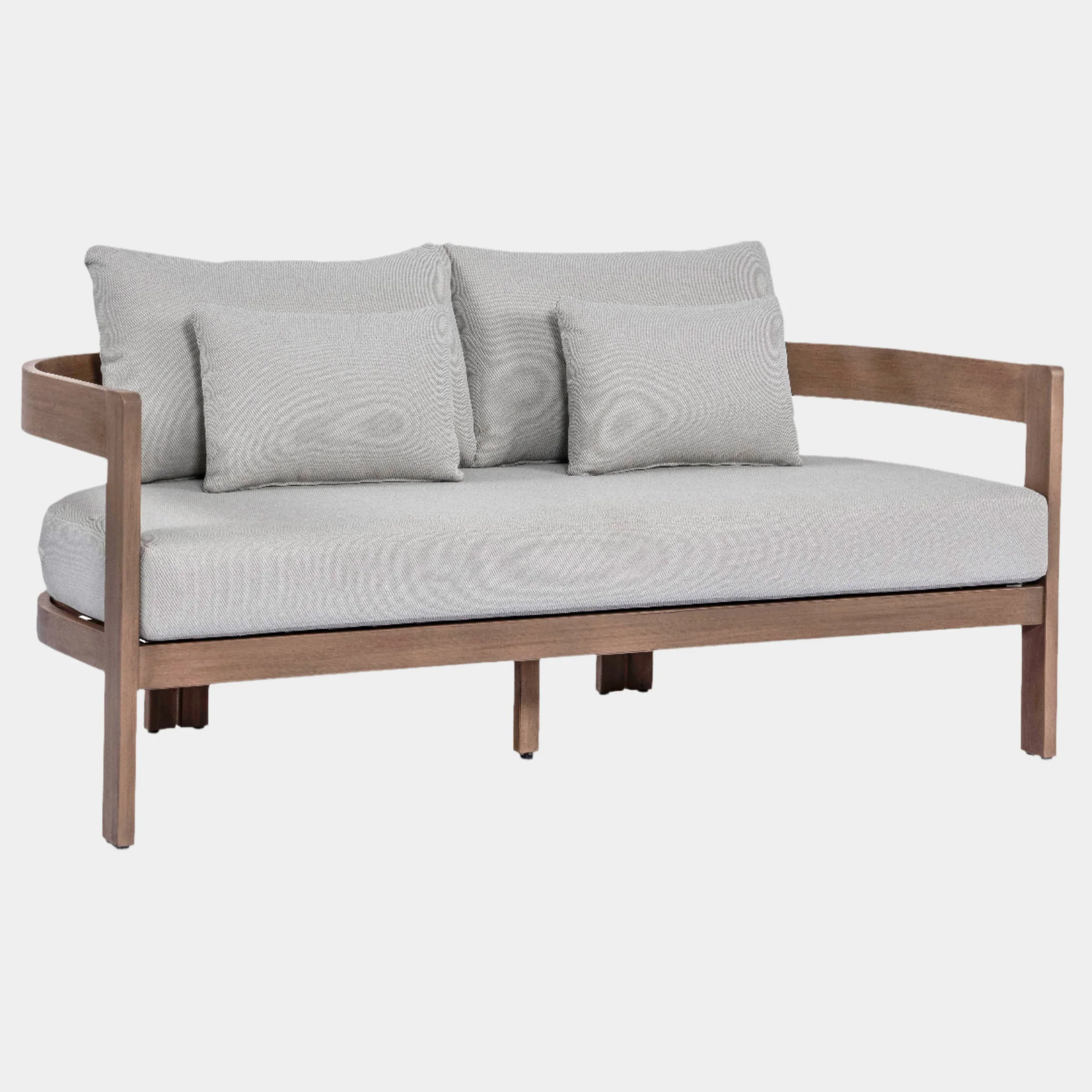 Newport Water Resistant Fabric Upholstered Outdoor Patio Loveseat
