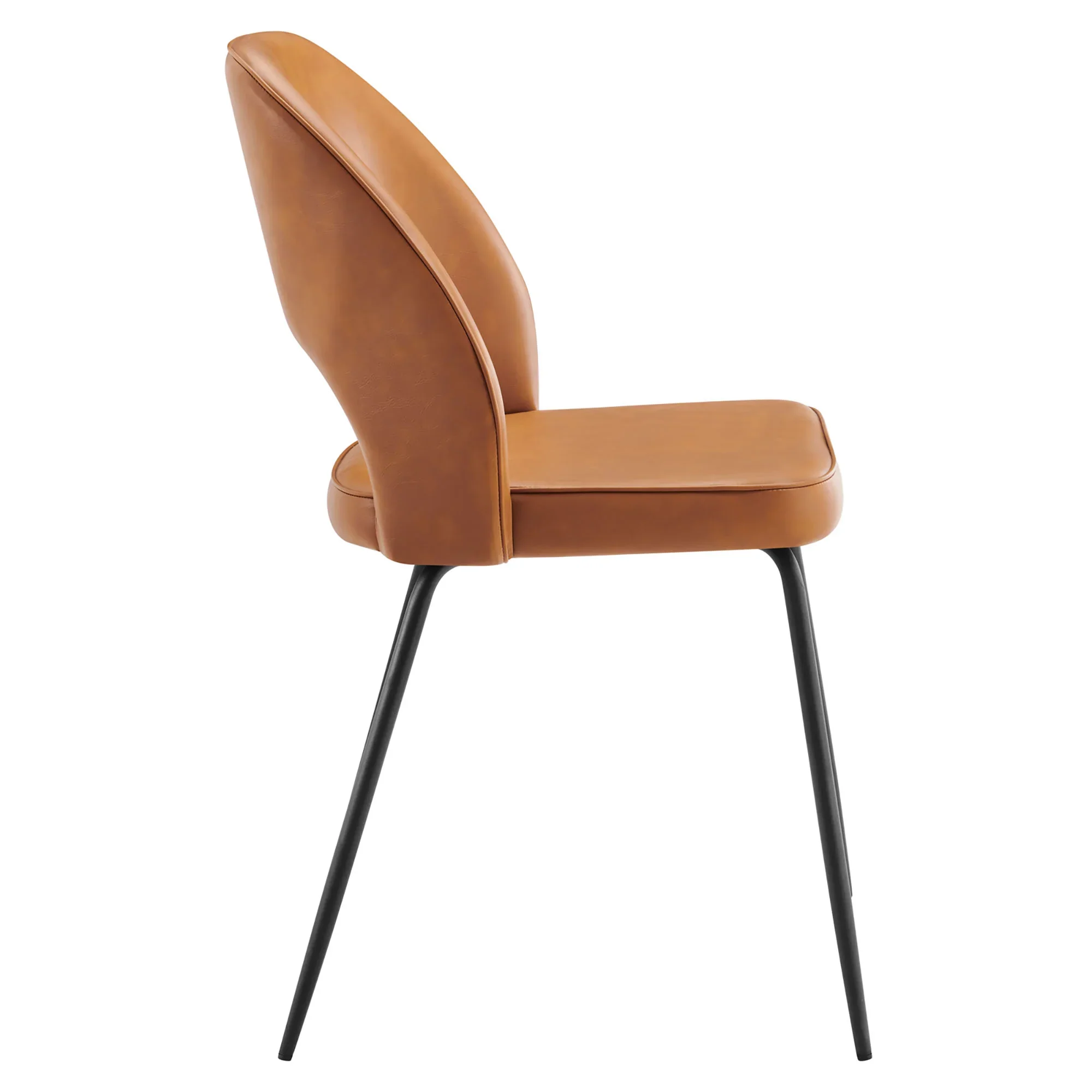 Nico Vegan Leather Dining Chair Set of 2 - Image 5