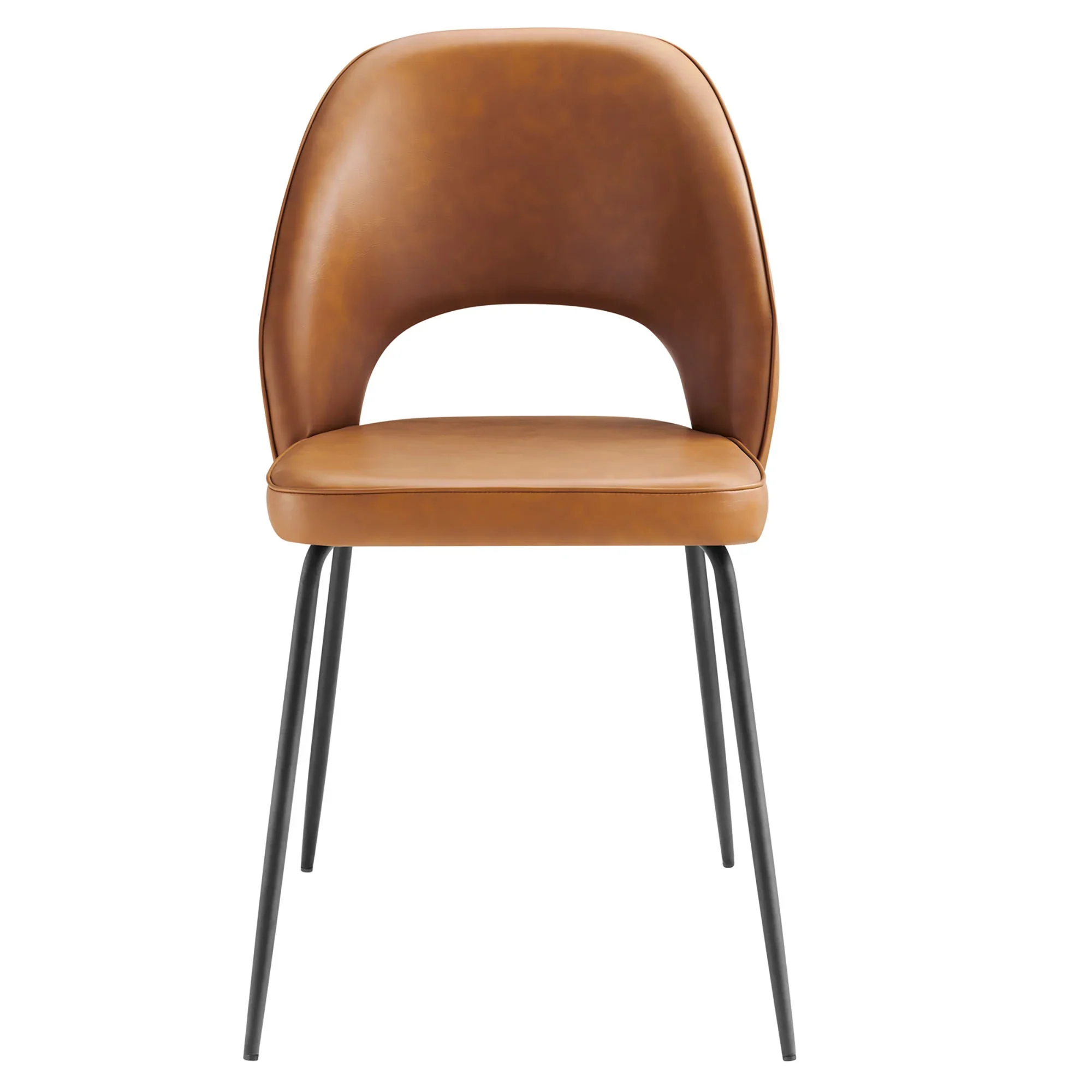 Nico Vegan Leather Dining Chair Set of 2 - Image 7