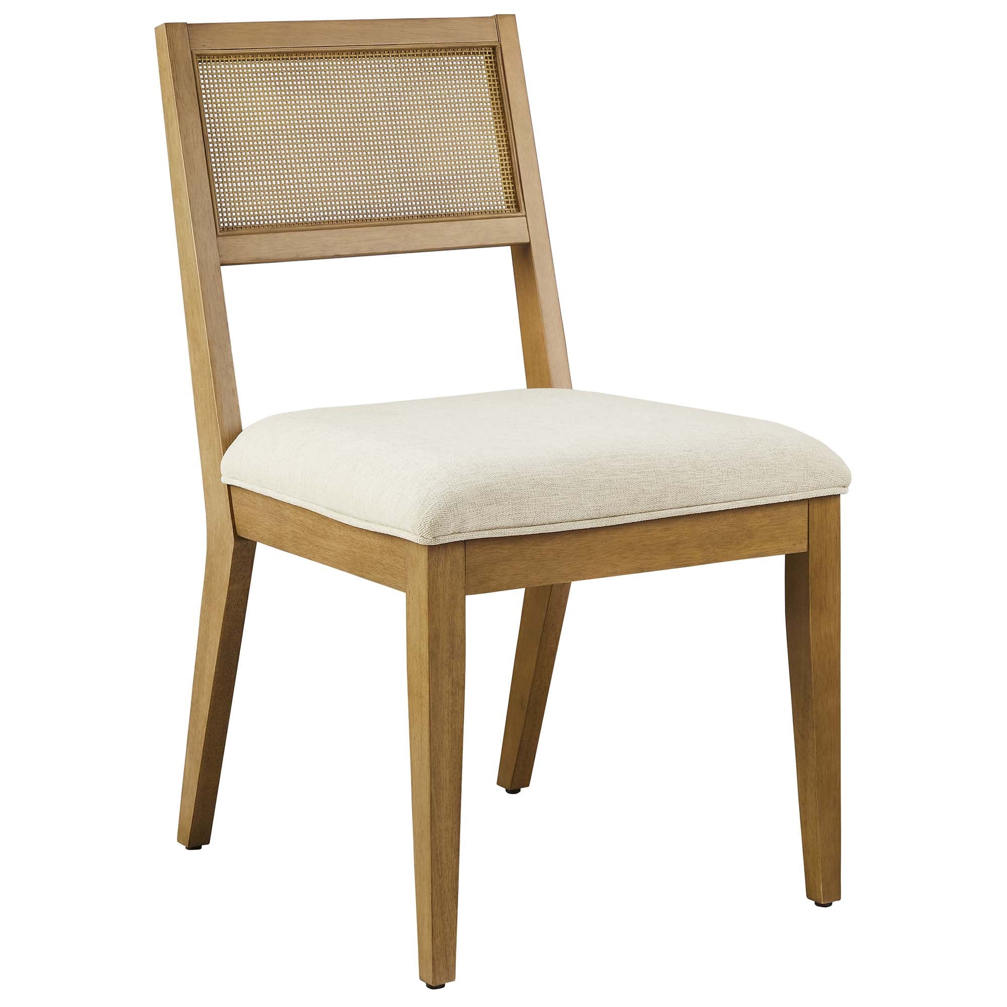 Nimba Faux Rattan Fabric Dining Chairs Set of 2 - Image 24