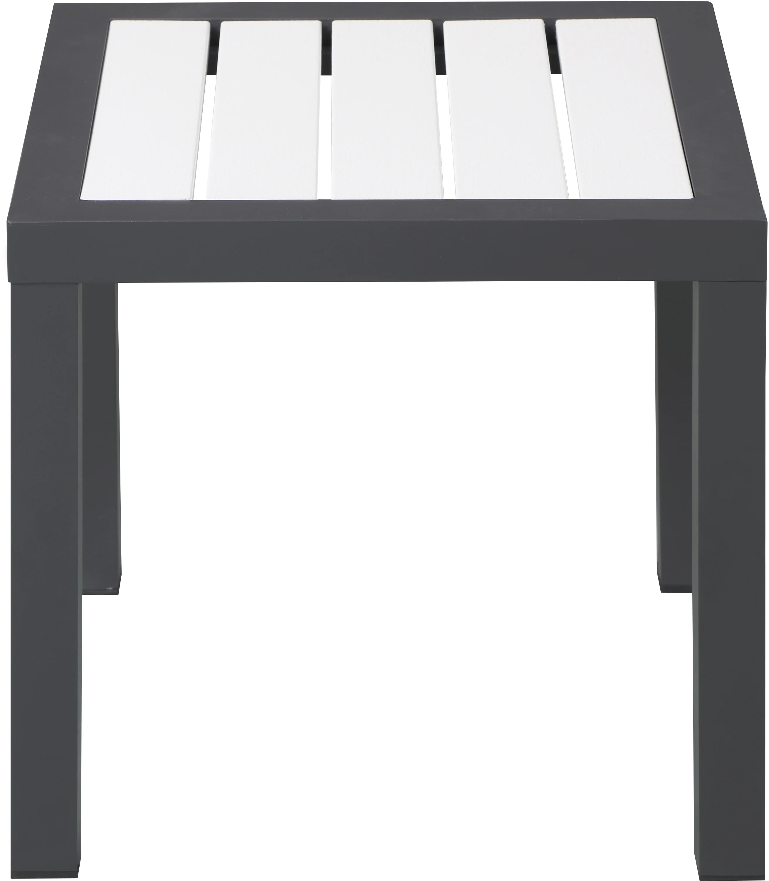 Nizuc Aluminum Outdoor Patio End Table - Image 11