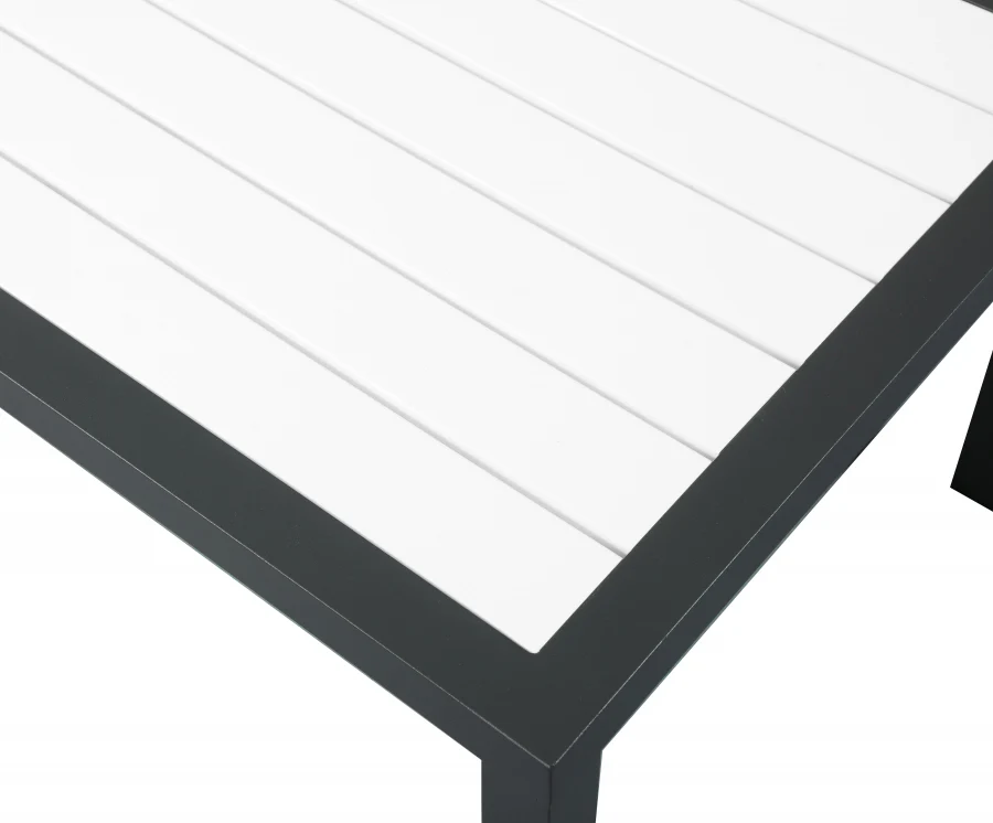 Nizuc Aluminum Outdoor Patio End Table - Image 12