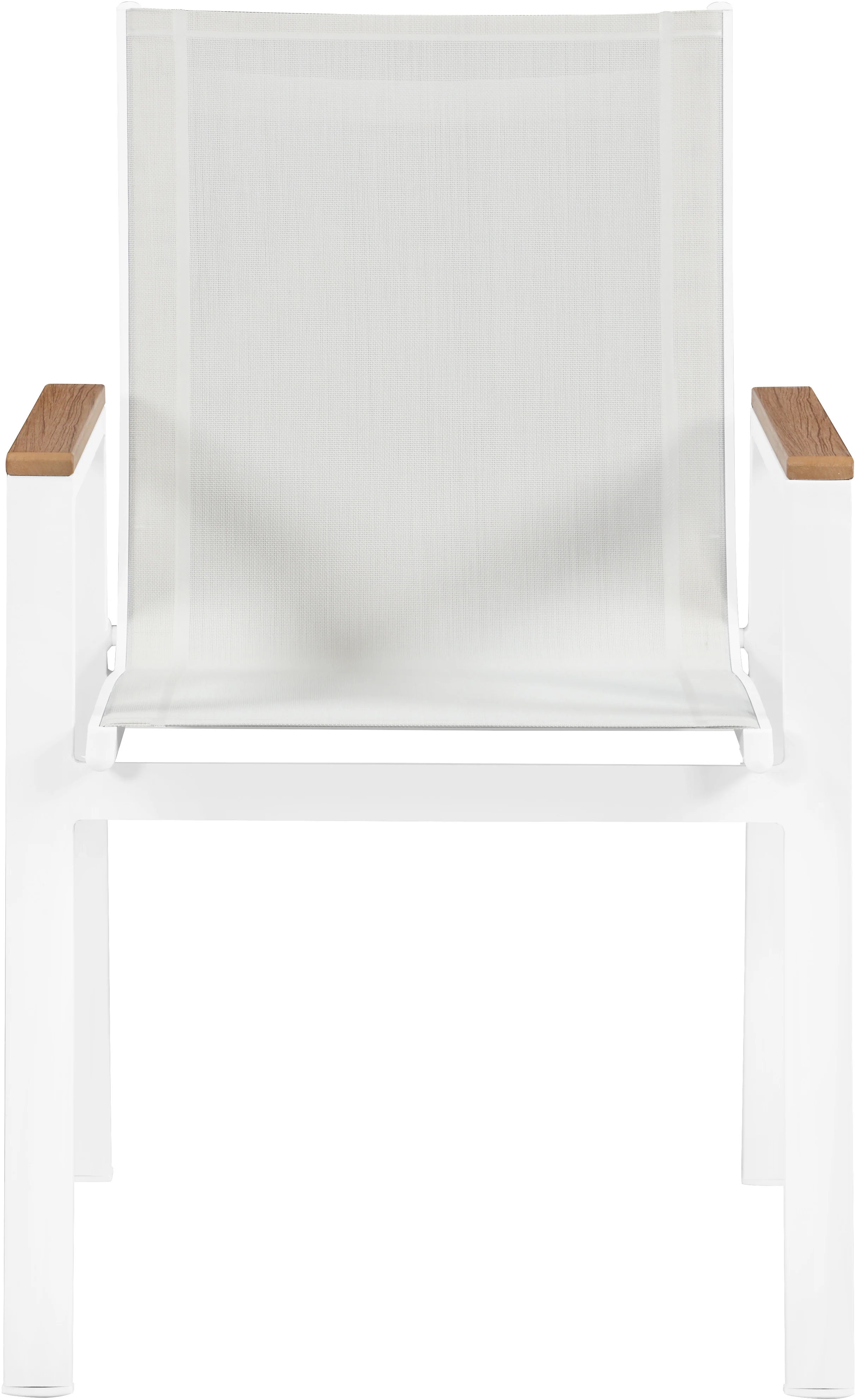 Nizuc Mesh Water Resistant Fabric Outdoor Patio Dining Arm Chair - Image 14