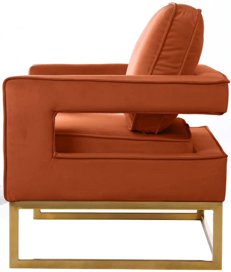 Noah Velvet Upholstered Accent Chair - Image 44