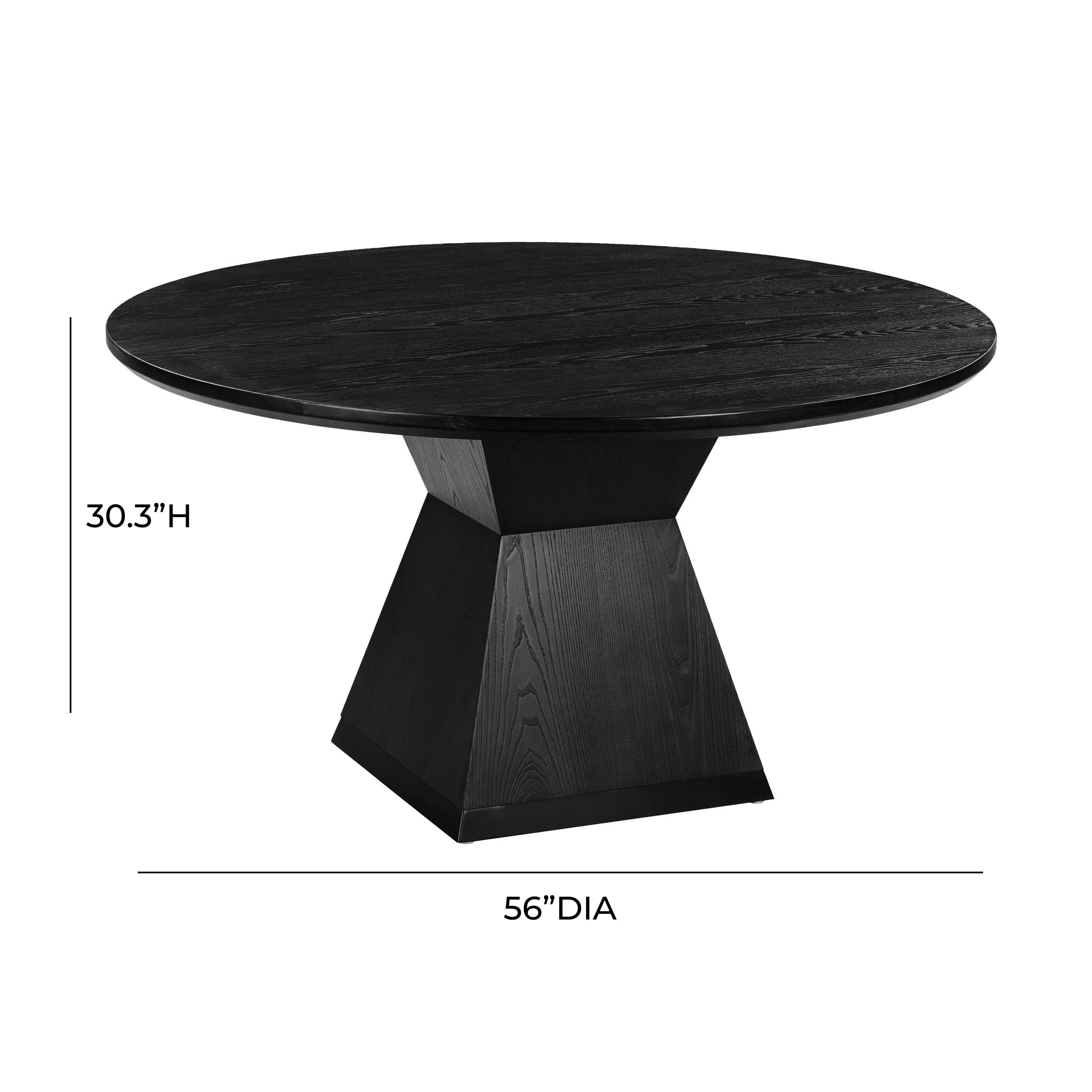 Nolan 56" Wood Round Dining Table - Image 13