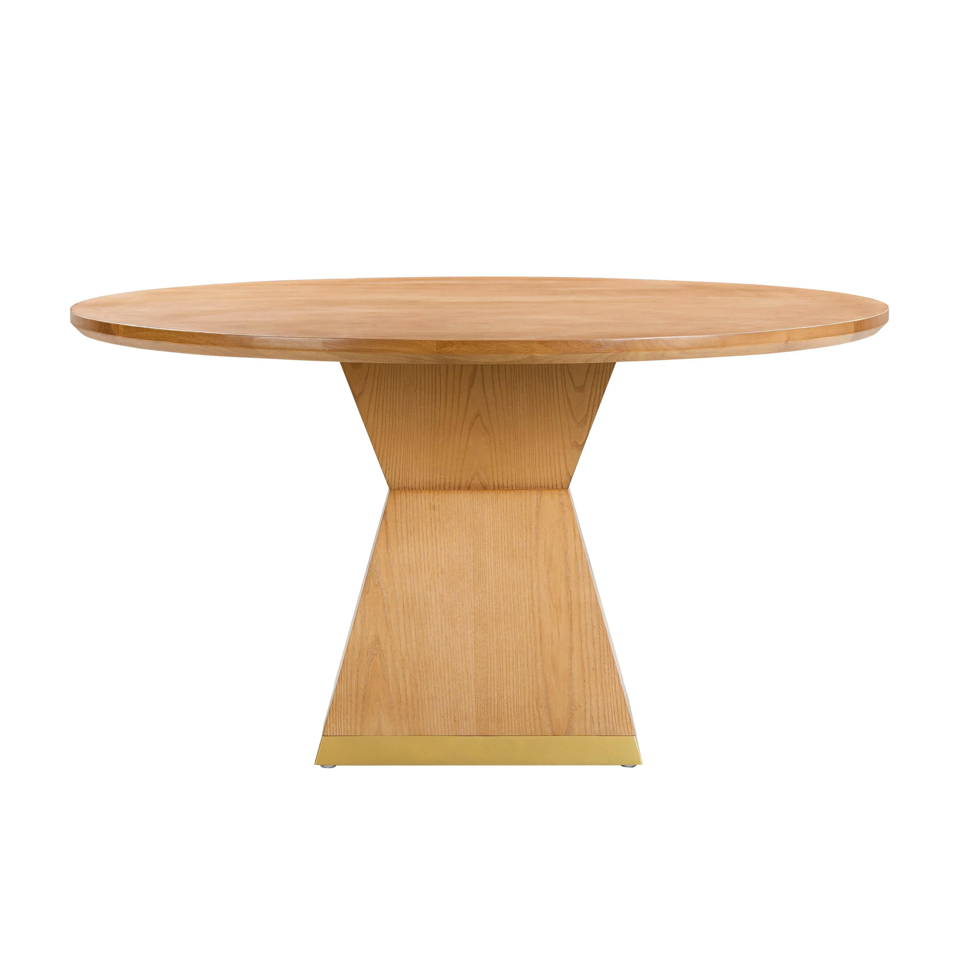 Nolan 56" Wood Round Dining Table - Image 3