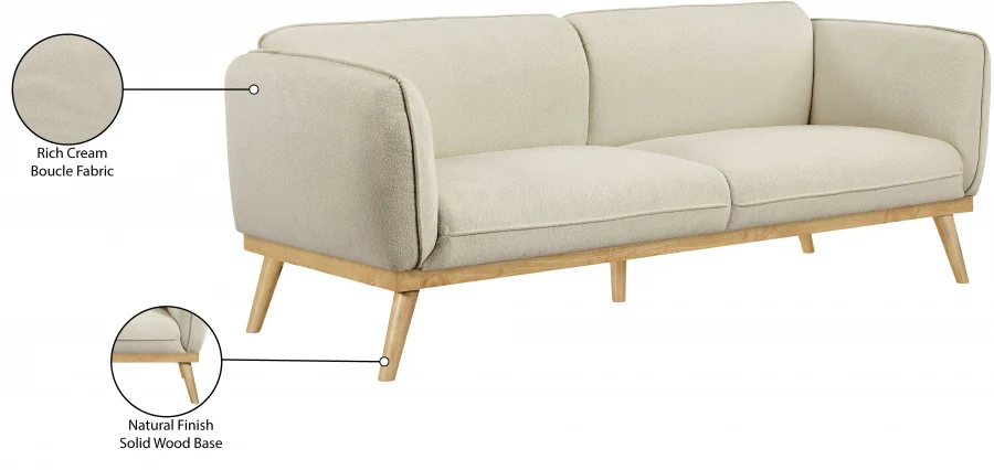 Nolita Boucle Fabric Sofa - Image 16
