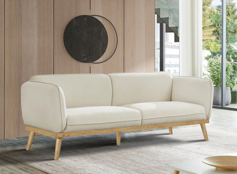 Nolita Boucle Fabric Sofa - Image 2