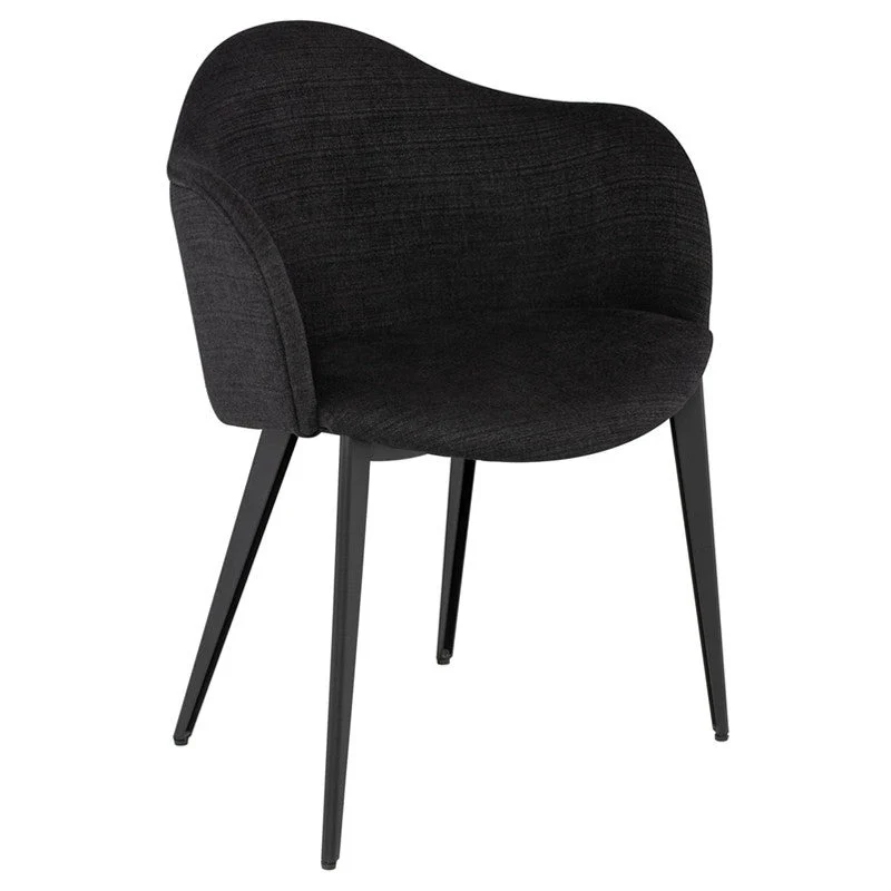 Nora Dining Chair (Titanium Steel Legs) - Image 3