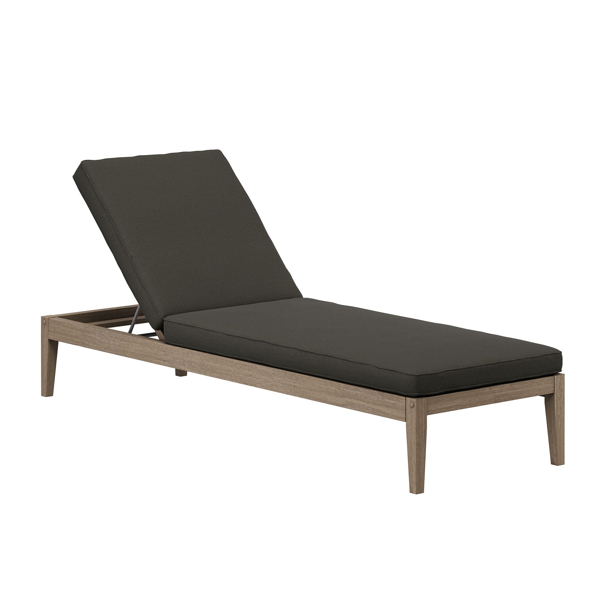 Northlake 3-Piece Outdoor Teak Wood Furniture Set with Chaise Lounges and Side Table - Image 21