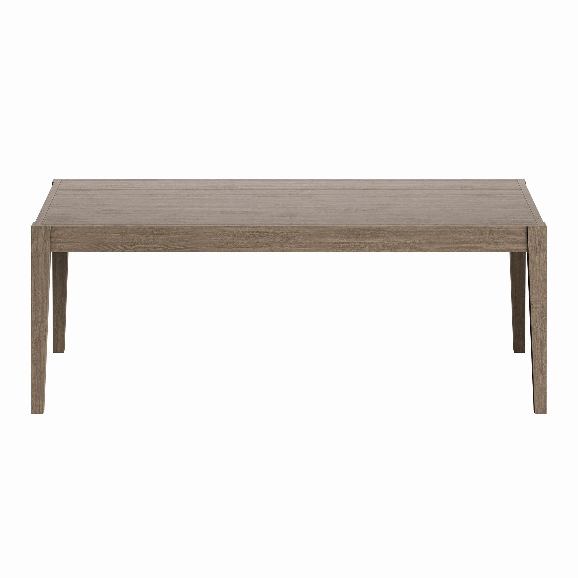 Northlake 7-Piece Outdoor Patio Teak Wood Dining Set in Weathered Gray - Image 28