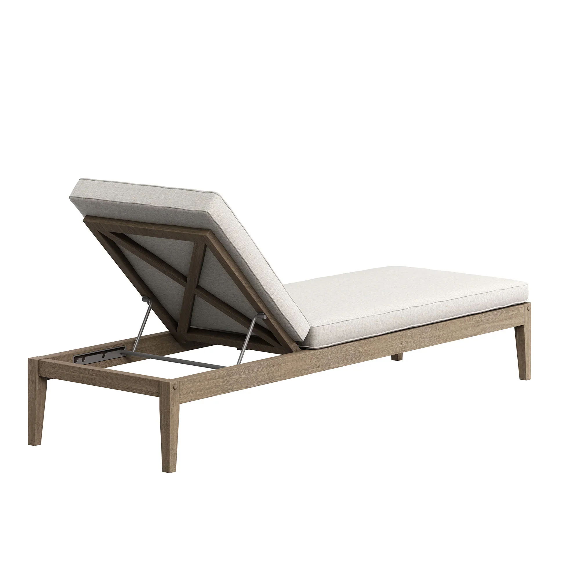 Northlake Outdoor Teak Chaise Lounge - Image 15