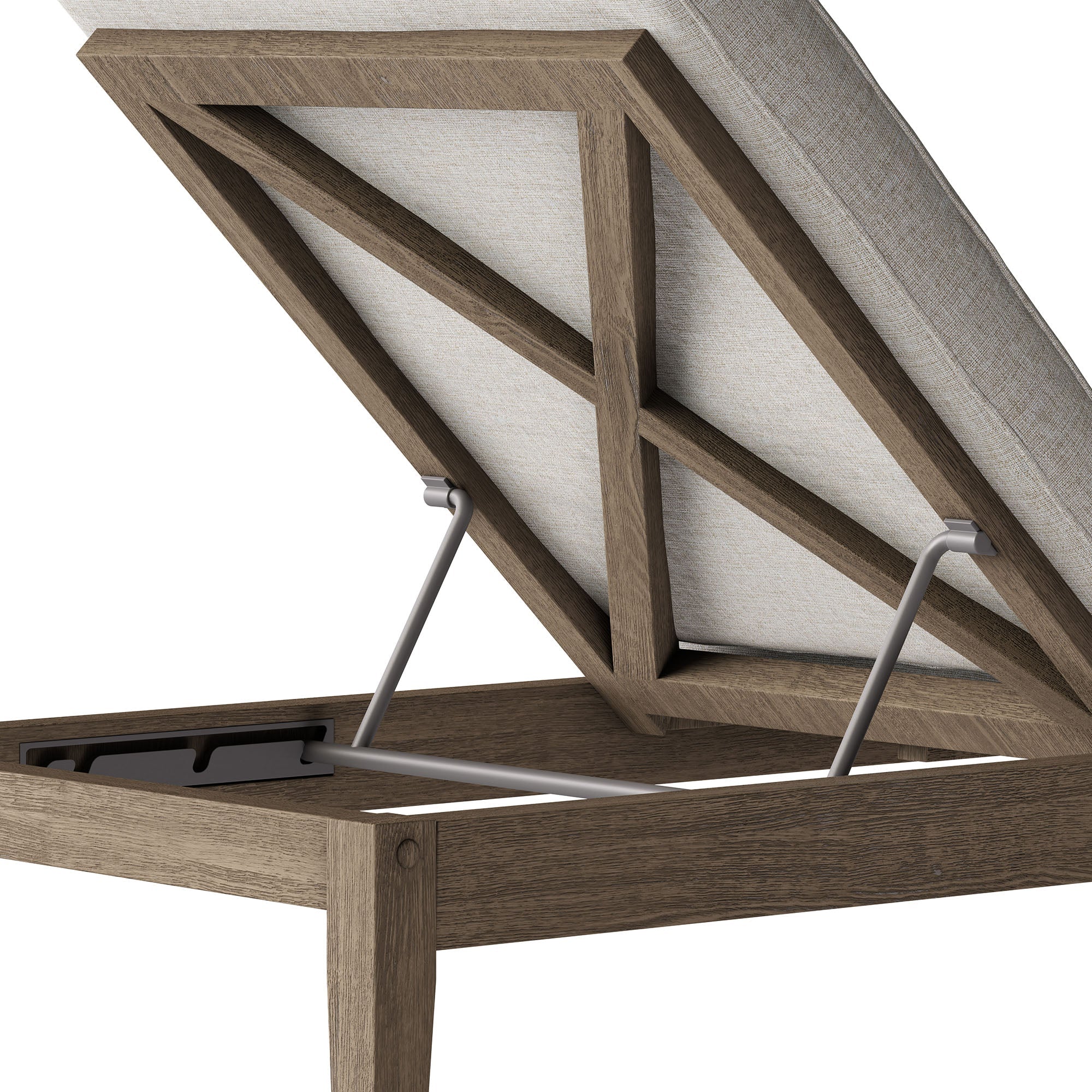 Northlake Outdoor Teak Chaise Lounge - Image 17