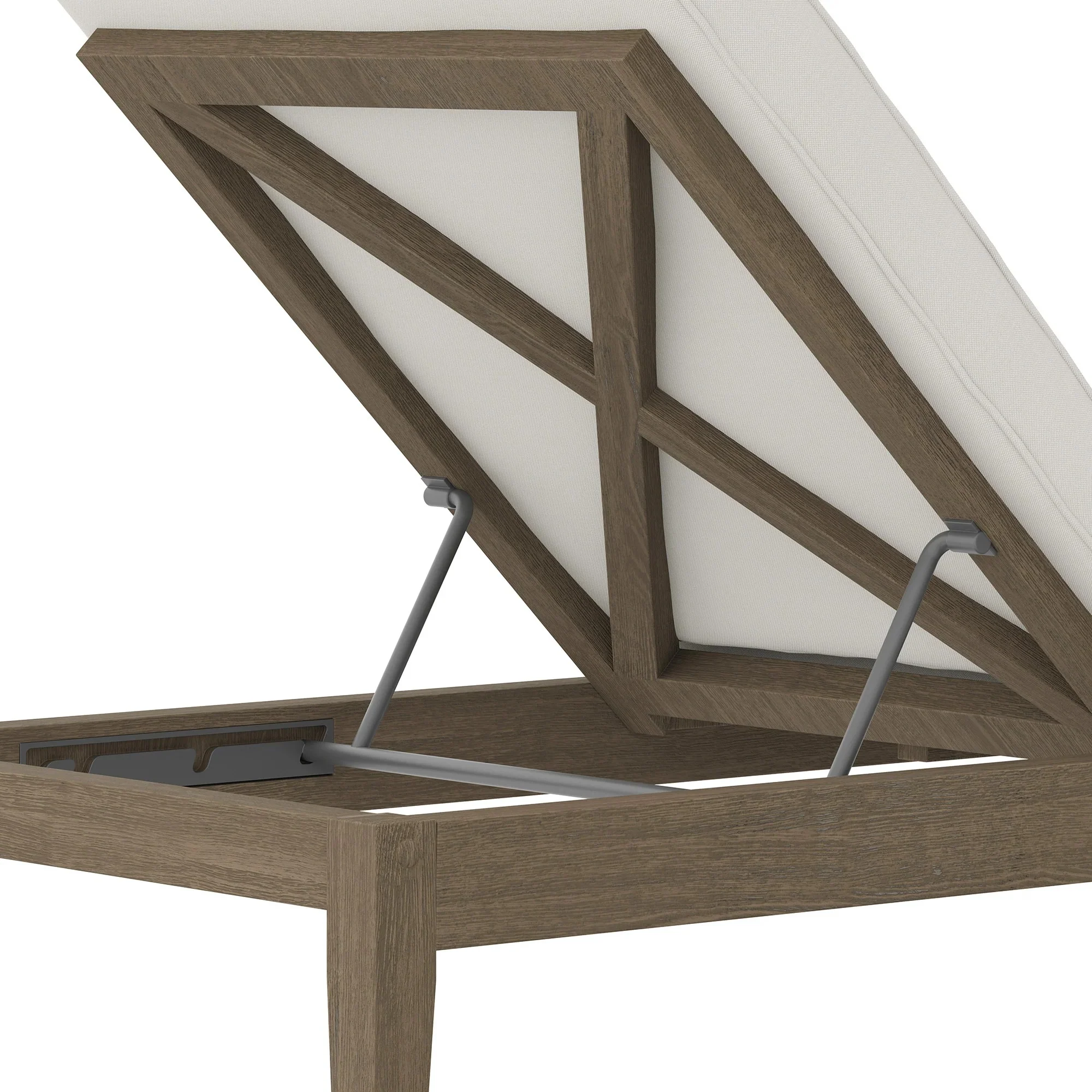 Northlake Outdoor Teak Chaise Lounge - Image 7