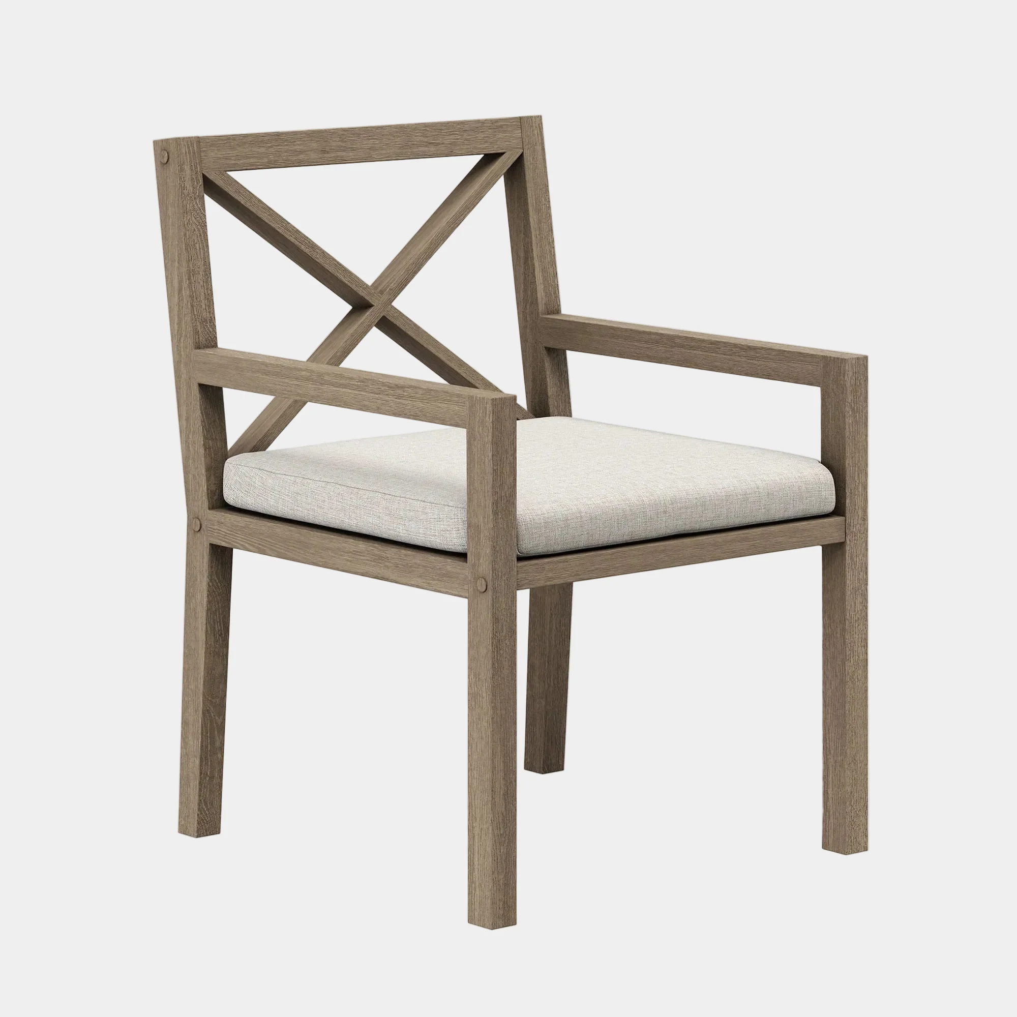 Northlake Outdoor Teak Dining Armchair - Image 10
