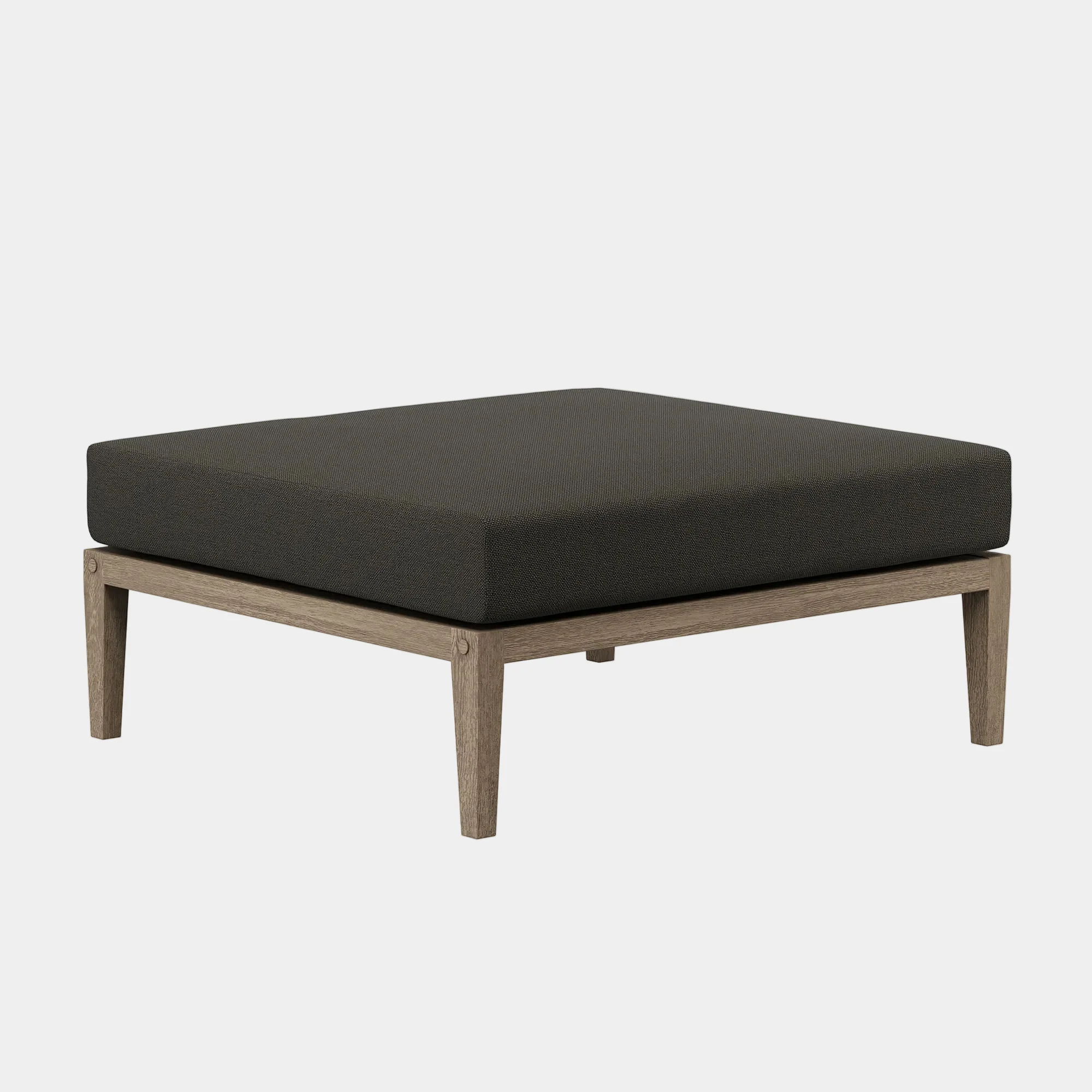 Northlake Outdoor Teak Ottoman - Image 17