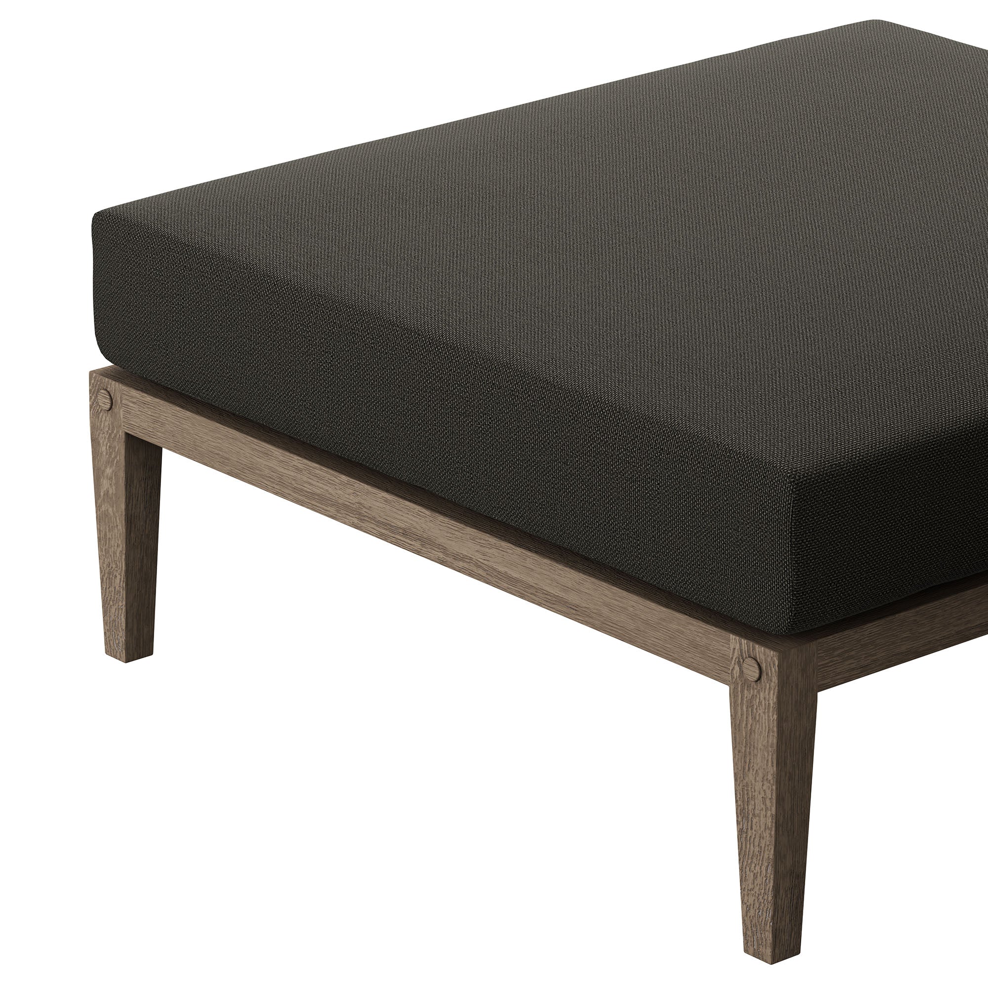 Northlake Outdoor Teak Ottoman - Image 22