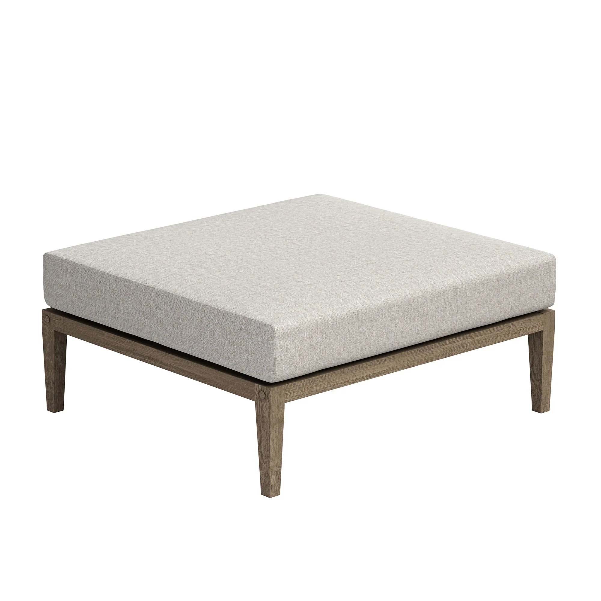 Northlake Outdoor Teak Wood Loveseat and Ottoman Set - Image 17
