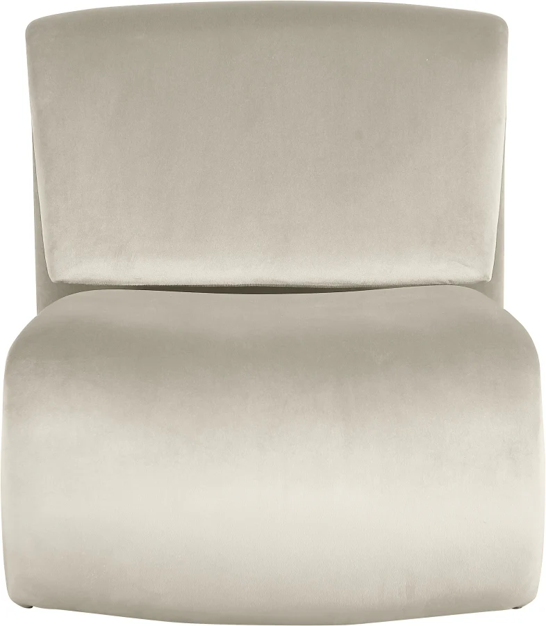 Nouveau Velvet Upholstered Accent Chair - Image 13