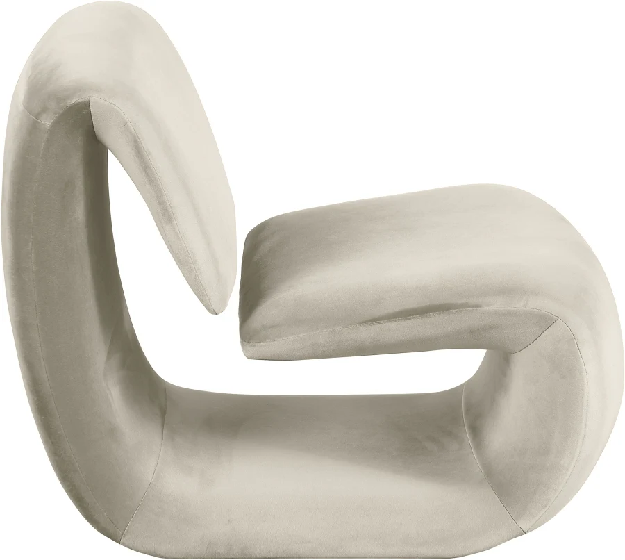 Nouveau Velvet Upholstered Accent Chair - Image 14