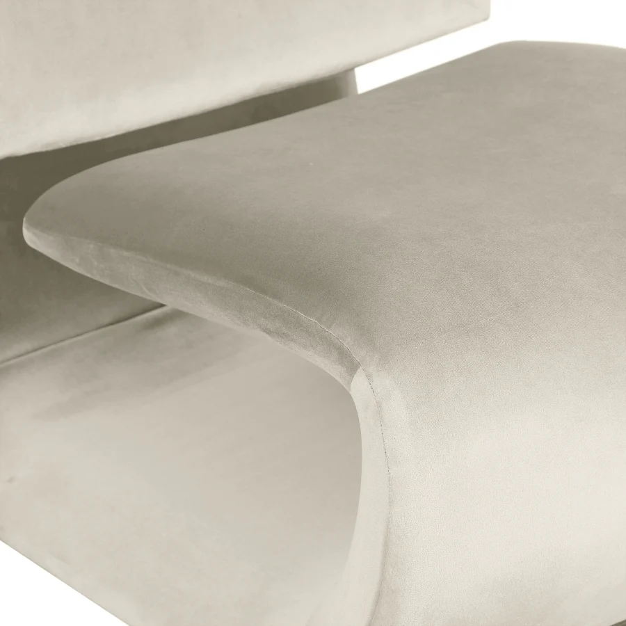 Nouveau Velvet Upholstered Accent Chair - Image 17