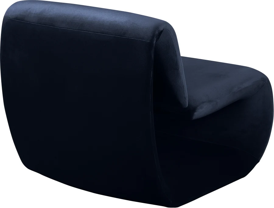 Nouveau Velvet Upholstered Accent Chair - Image 26
