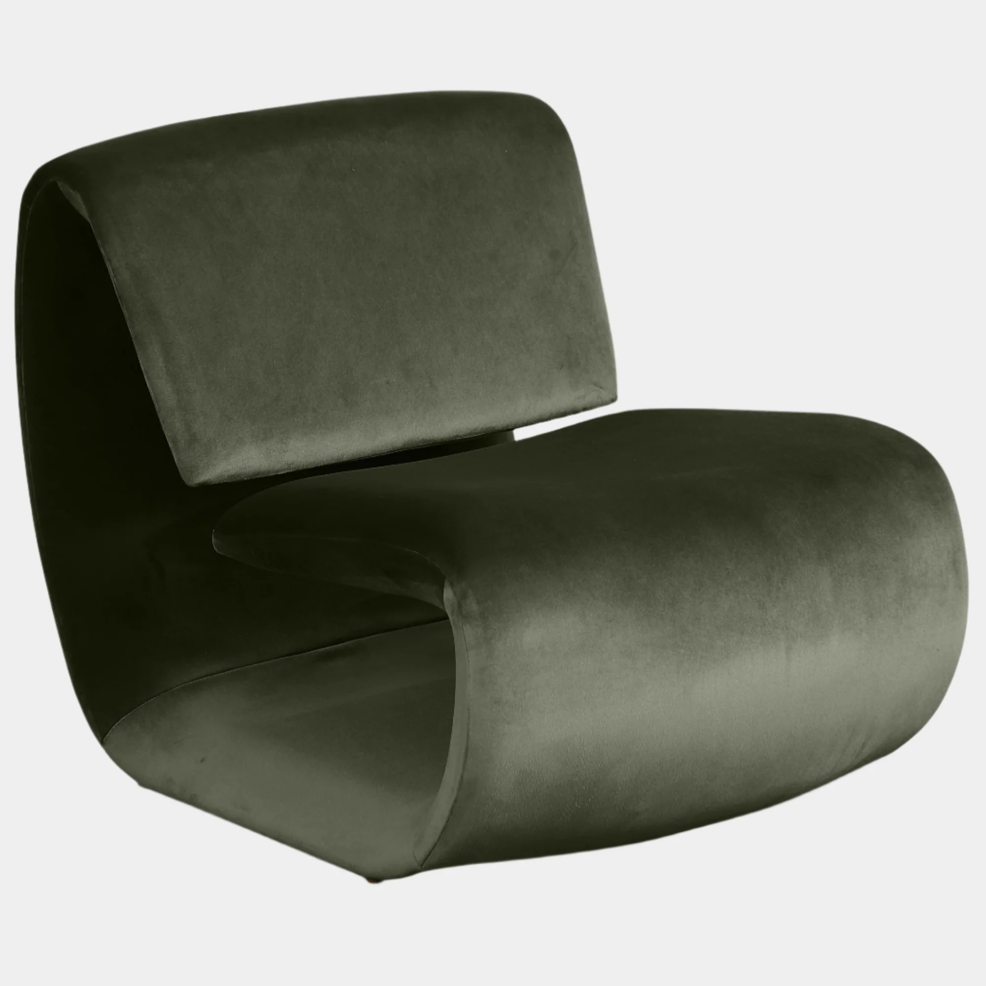 Nouveau Velvet Upholstered Accent Chair - Image 31