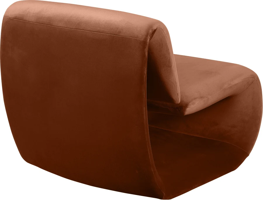 Nouveau Velvet Upholstered Accent Chair - Image 46