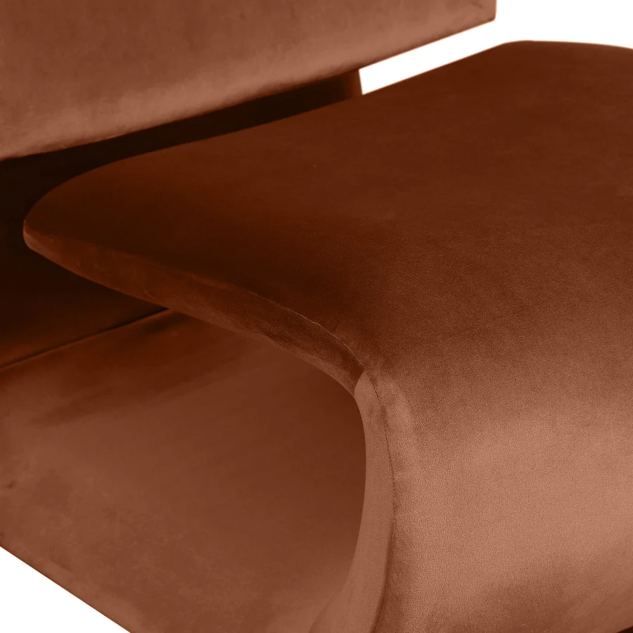 Nouveau Velvet Upholstered Accent Chair - Image 47
