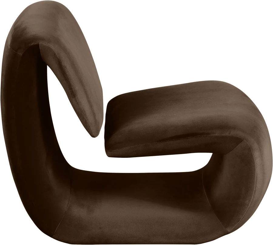 Nouveau Velvet Upholstered Accent Chair - Image 54