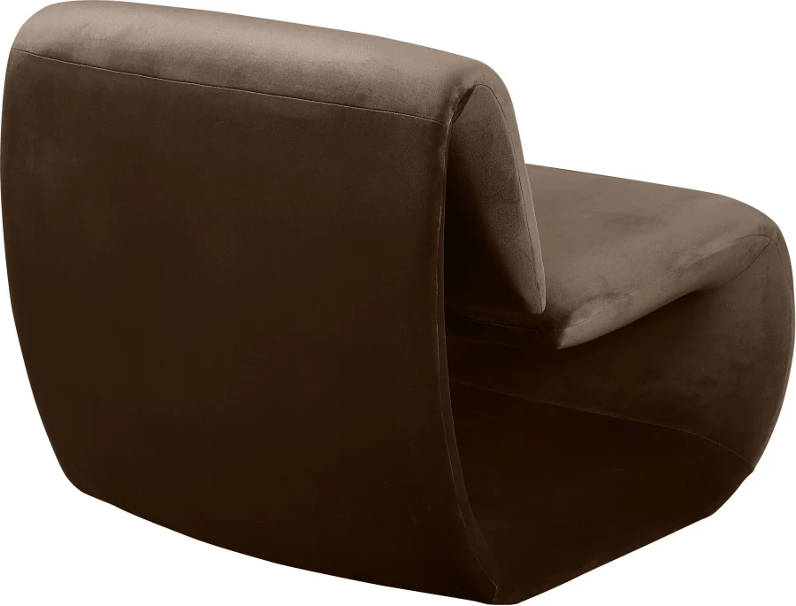 Nouveau Velvet Upholstered Accent Chair - Image 56